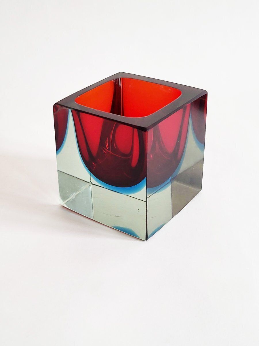 Mid Century Murano Glass Catch All By Flavio Poli For Seguso, 1960s photo furniture