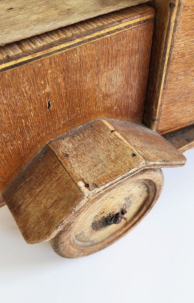 photo furniture Antique Handmade Wooden Toy Truck, 1940s