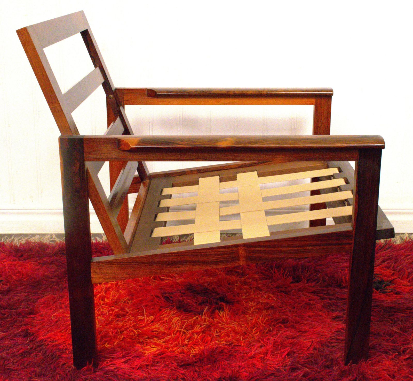 photo for sale Danish Capella Lounge Chairs In Leather And Rosewood By Illum Wikkelsö For Eilersen Möbler, 1970s, Set Of 2
