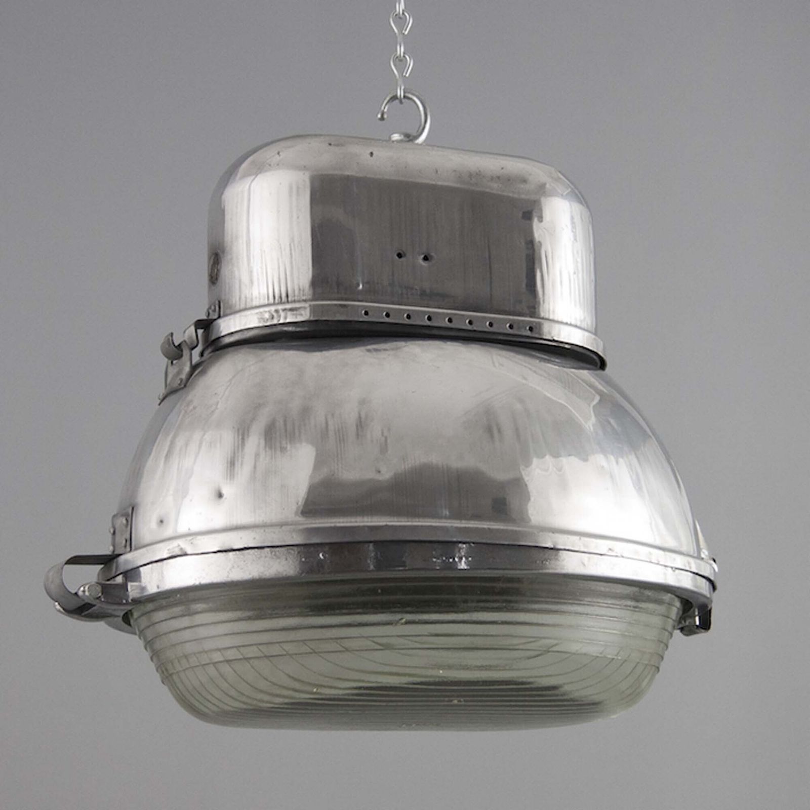 Polish Retro Street Lamp With Prismatic Glass photo buy