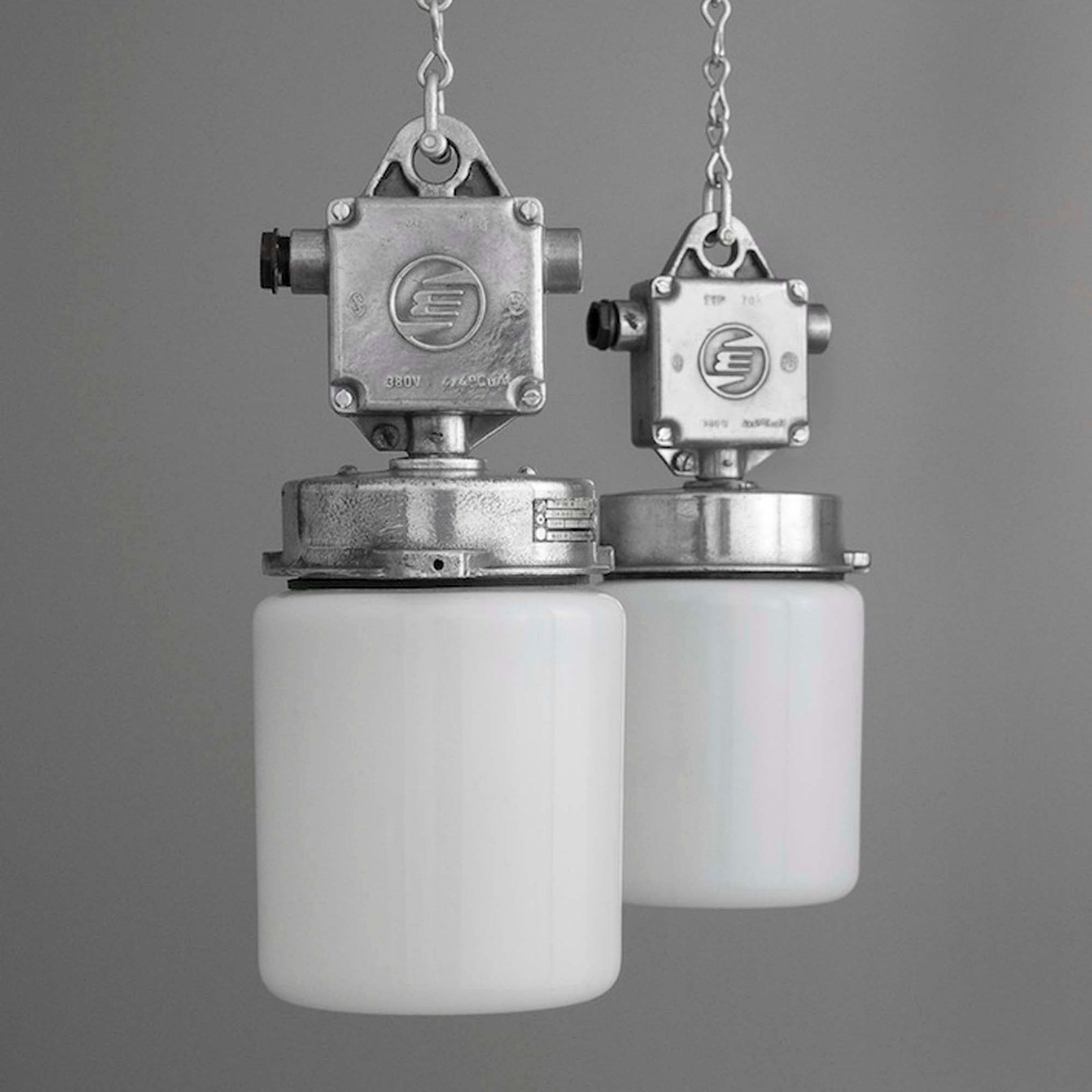 Vintage Opaline Pendant Light – 1950s Elektrosvit Czech Lighting photo Lighting