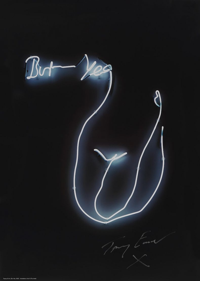 Tracey Emin Full Set Of Hand Signed Love Neon Posters photo buy