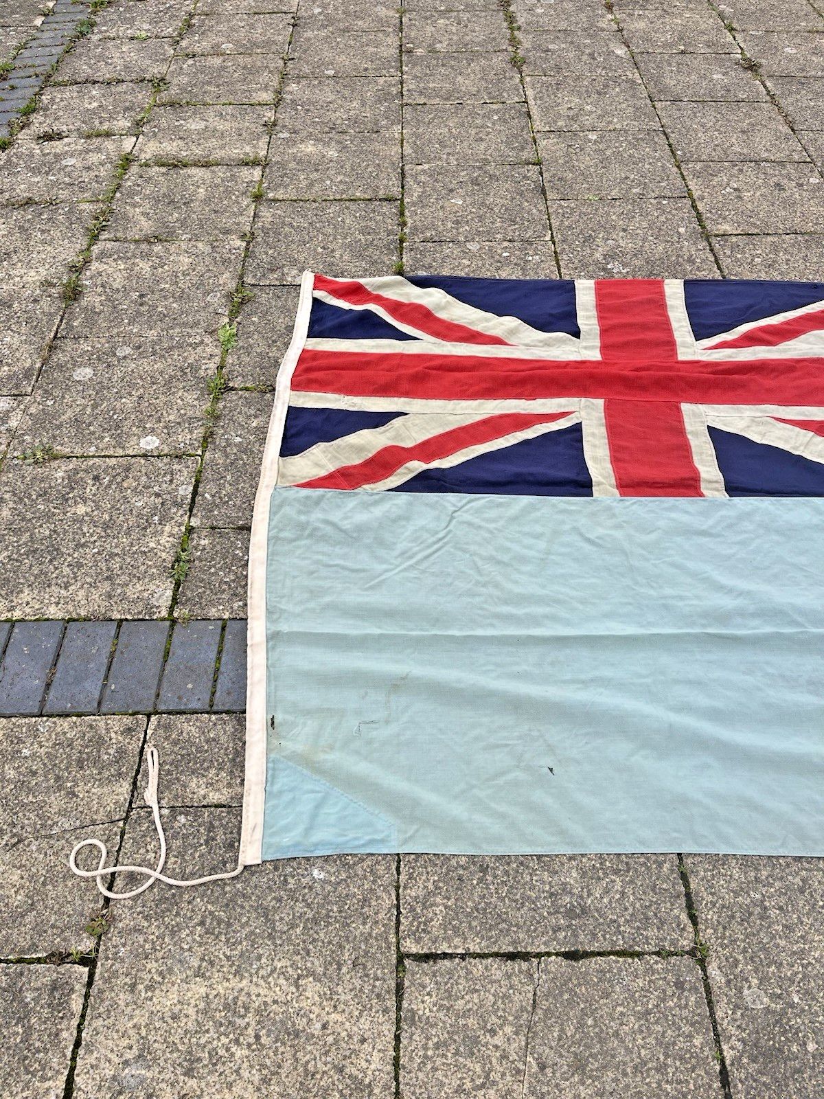 10' Antique Original World War 2 Wwii Raf Royal Air Force Association Linen Flag photo Art