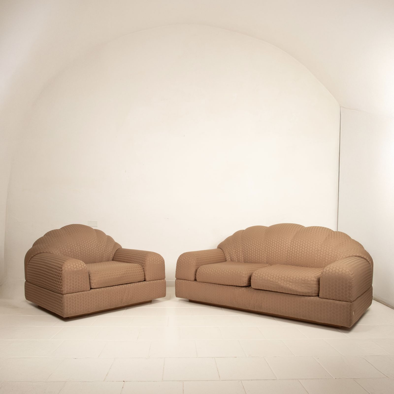 Alain Delon Armchair And Sofa For Maison Jansen