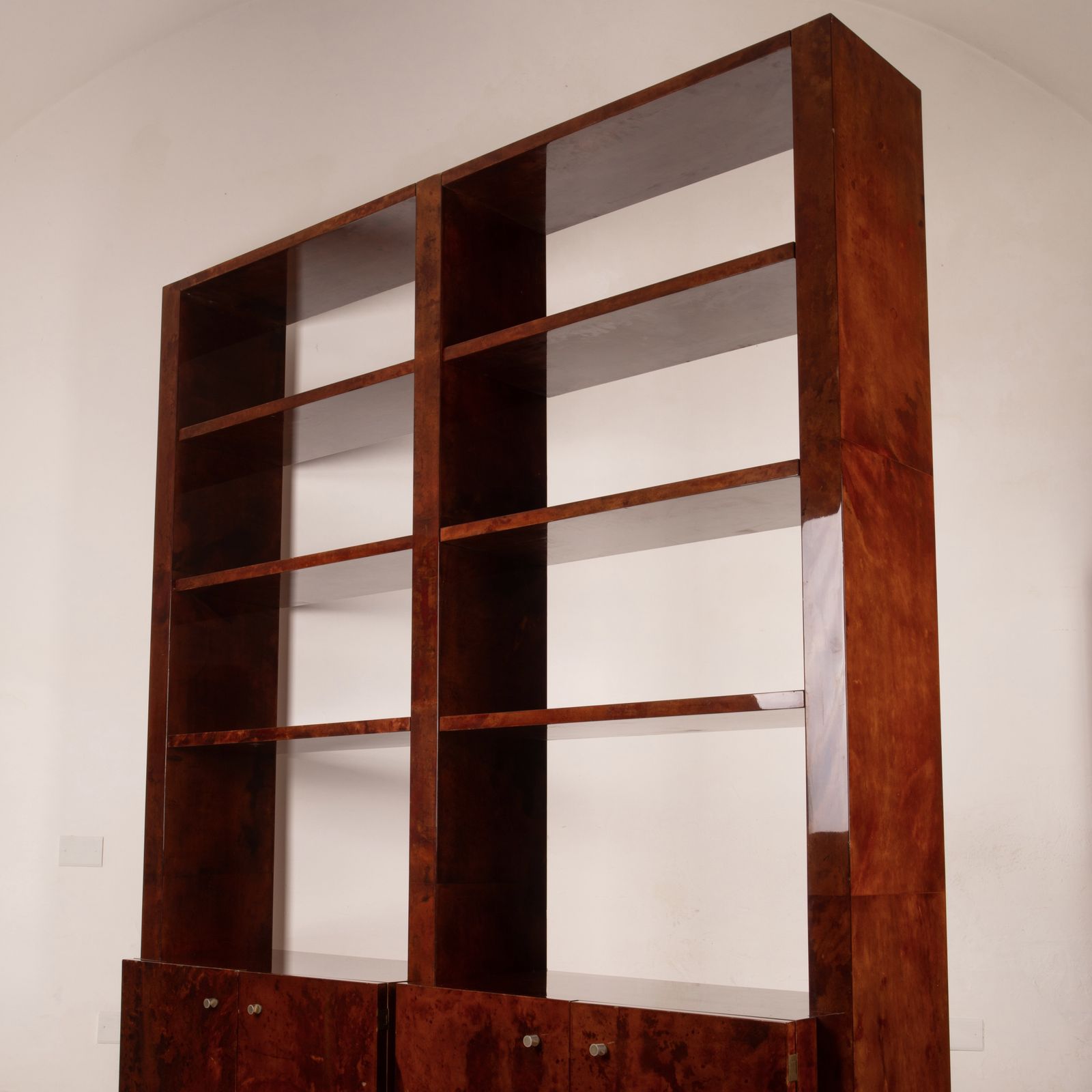 14731.0 Parchment Bookcase By Aldo Tura For Tura Milano 1960 photo