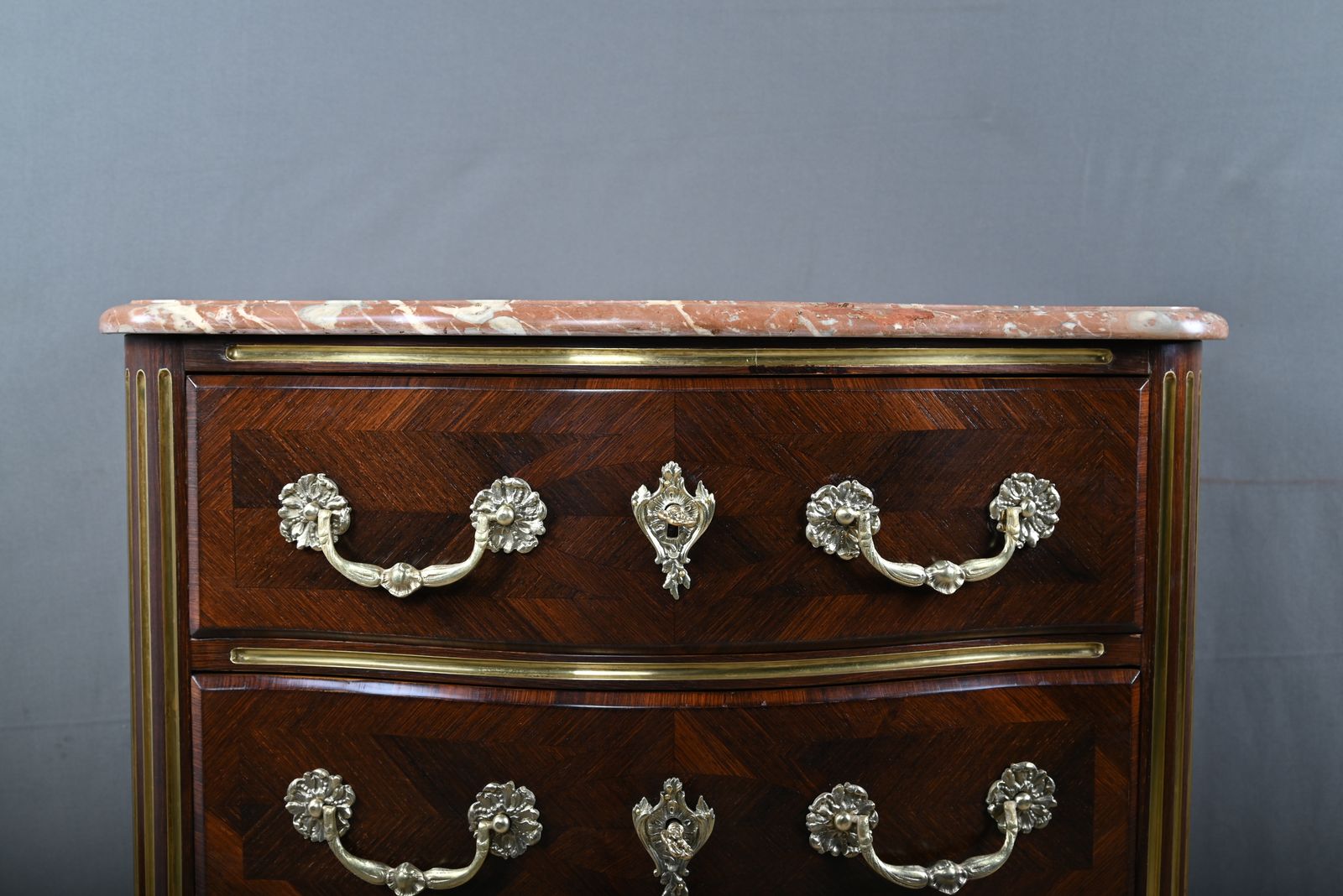Marquetry Commode, Regency Style, Napoleon III Period – Mid 19th Century photo vinterior