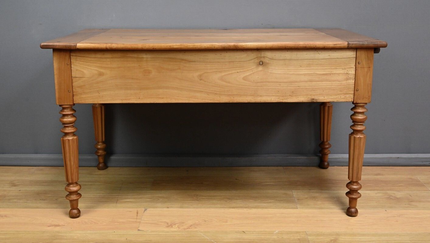 photo vinterior Cherrywood Writing Desk, Louis Philippe Style – Late 19th Century