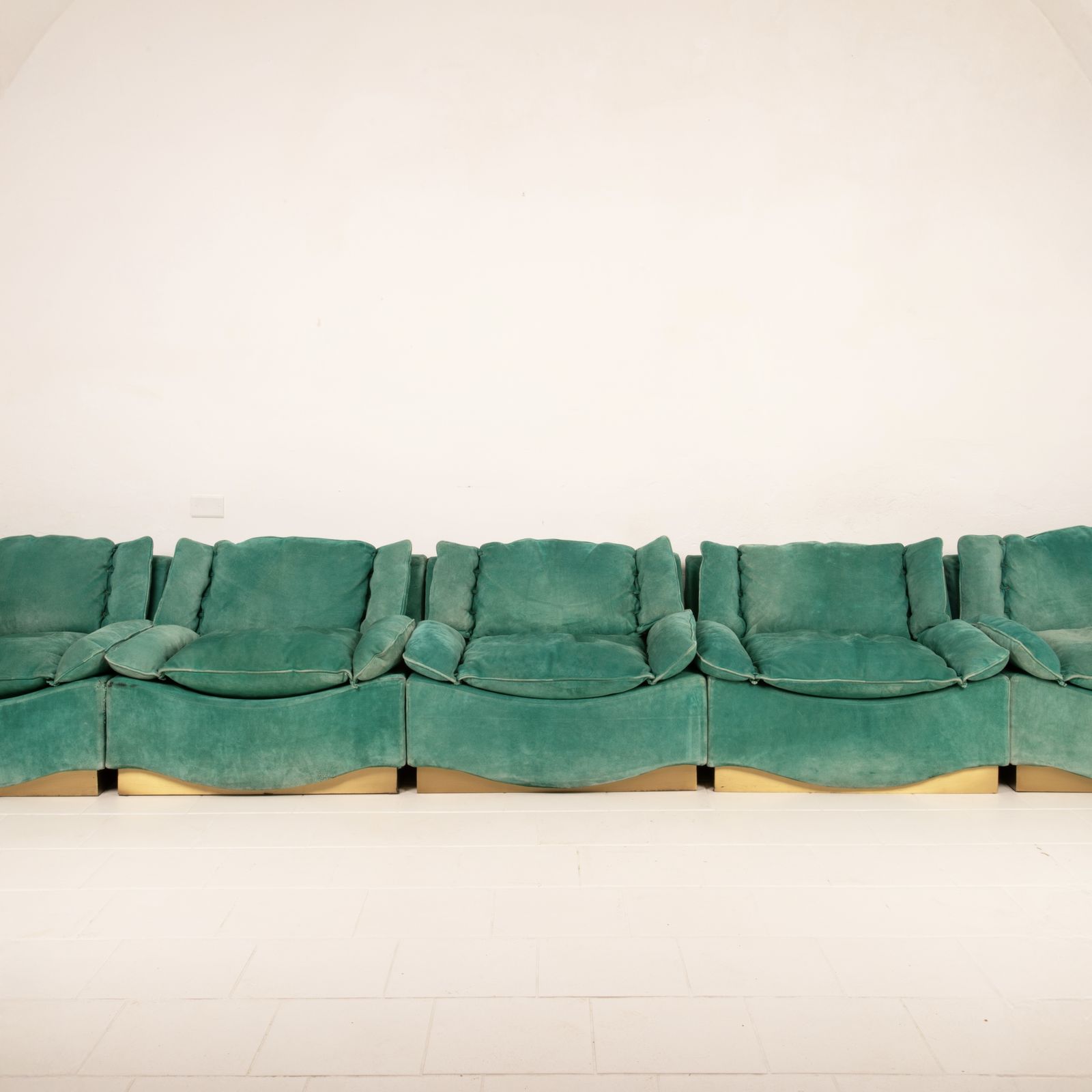 Set Of 5 Stropiccio Armchairs By Luciano Frigerio For Frigerio Di Desio 1975 photo buy