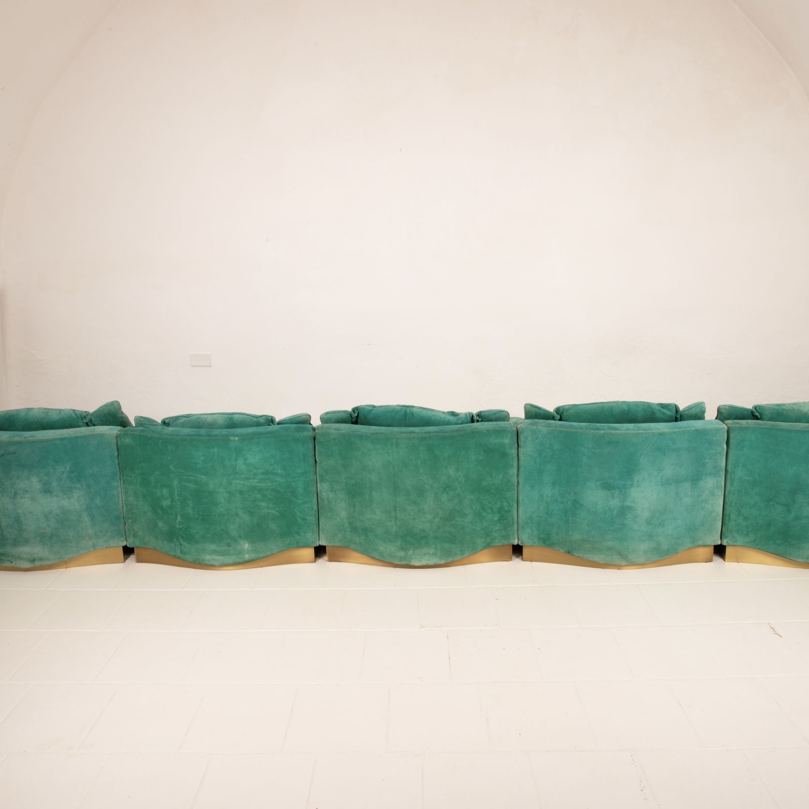 photo furniture Set Of 5 Stropiccio Armchairs By Luciano Frigerio For Frigerio Di Desio 1975