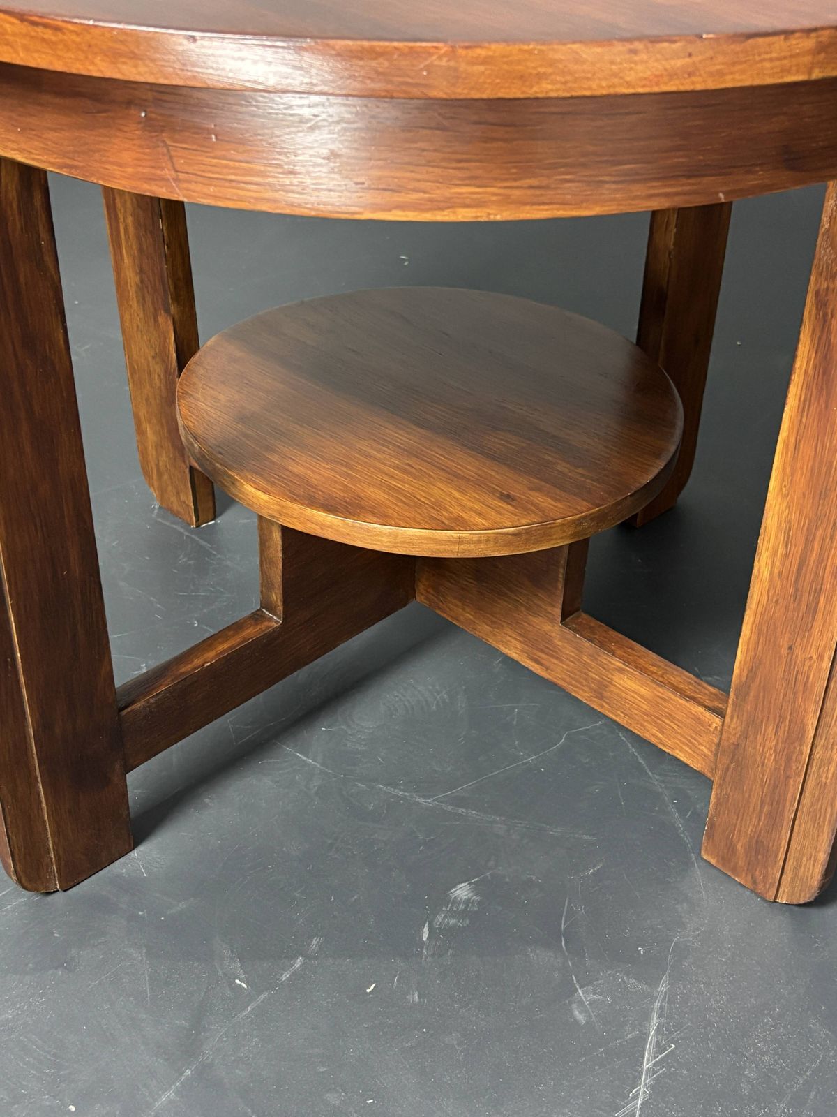 photo buy Midcentury Dutch Art Deco Mahogany Side Or Coffee Table, Ca 1940s   1950s