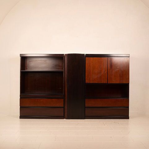 photo vinterior Pair Of S11 Cabinets And Bars By Angelo Mangiarotti For Sorgente Dei Mobili