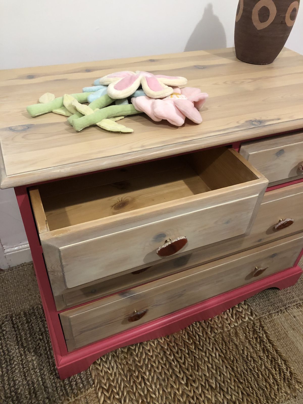 Furniture Pink Chest Of Drawers End Of Season Clearance Sale!!!! photo