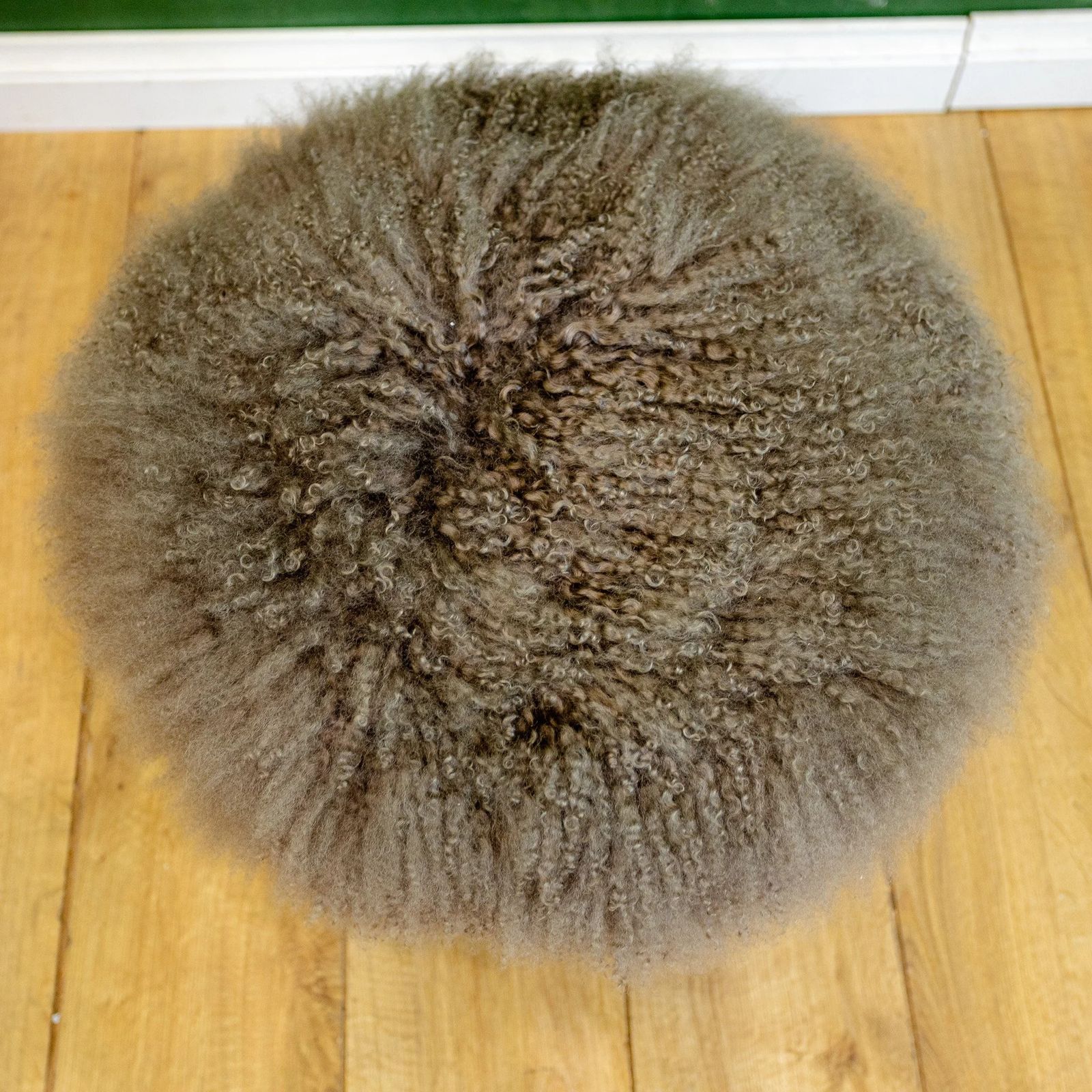 Deer Antler Stool With Merino Wool Cushion   1 photo Furniture