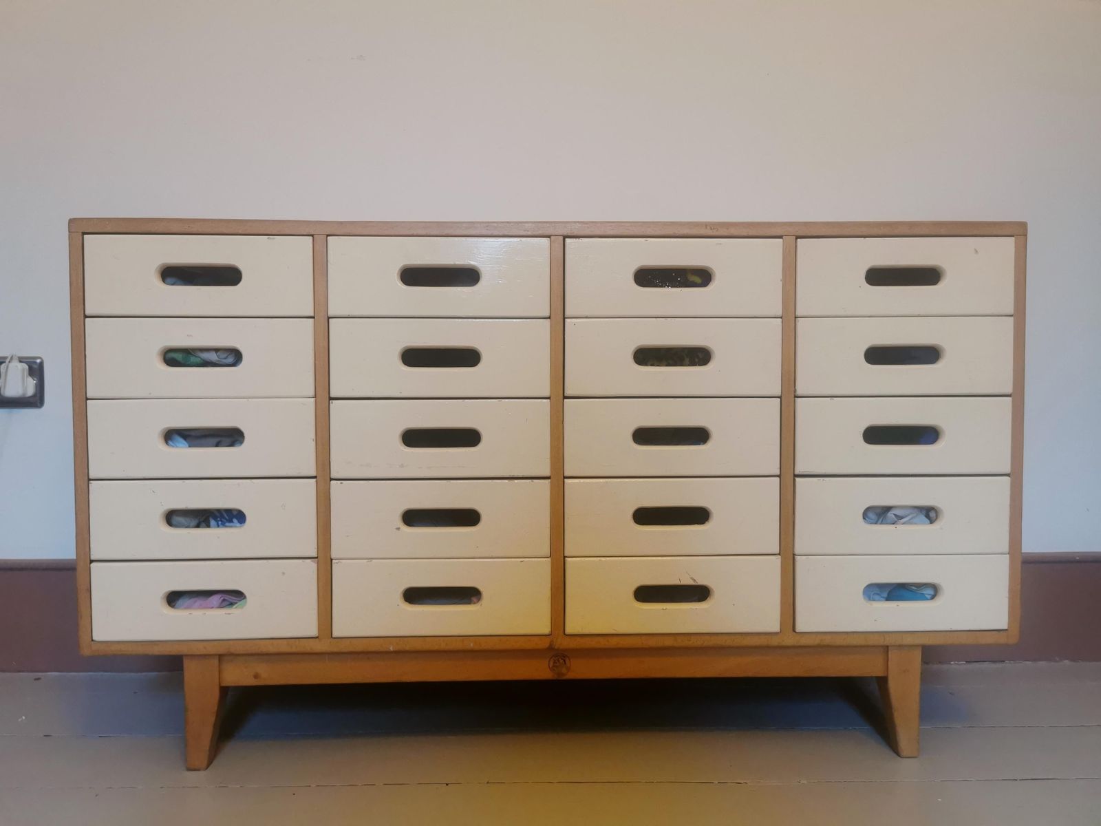 Vintage Esavian School Chest Of Drawers