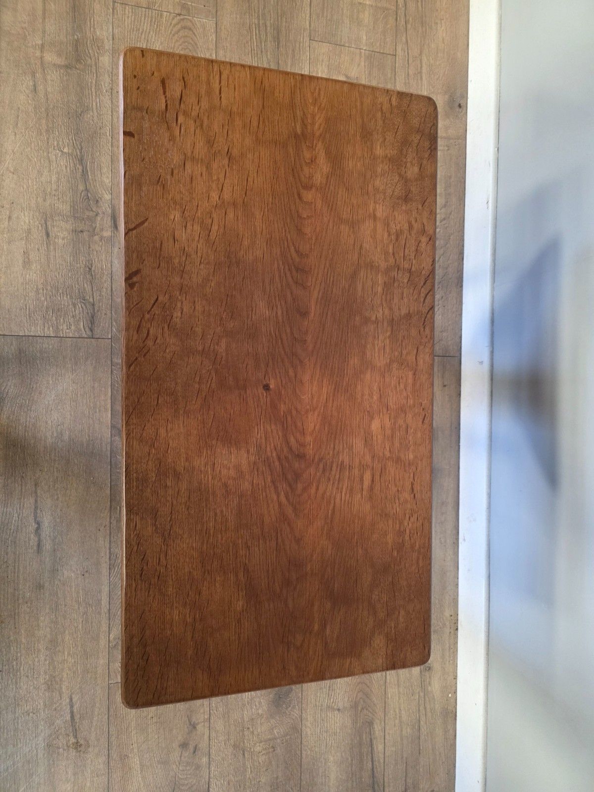 photo vinterior Antique Oak Acornman Arts And Crafts Coffee Table