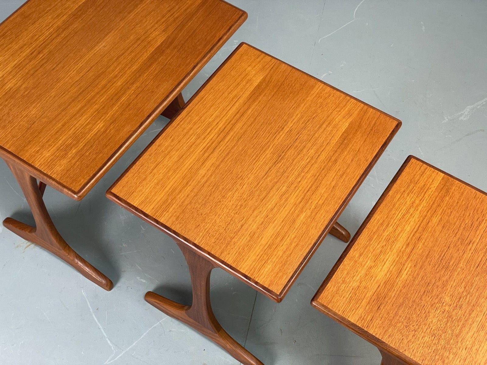 G Plan Side Tables Vintage Teak Set Of Three Retro 1970s Eb10668 Mwoo photo Furniture