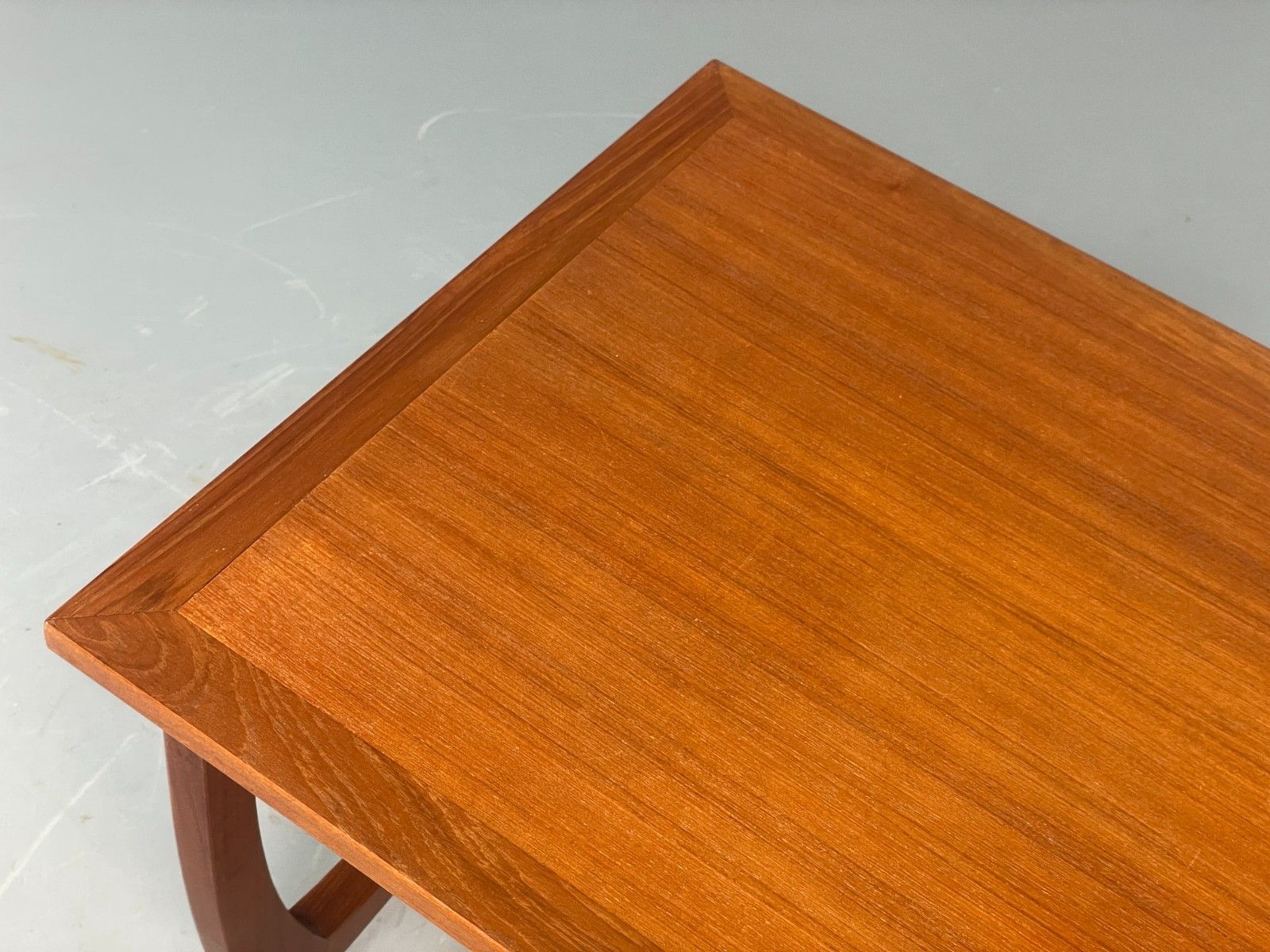 Vintage Teak Side Table On Castors 1970s Mid Century Modern Eb10678 Mwoo photo vinterior