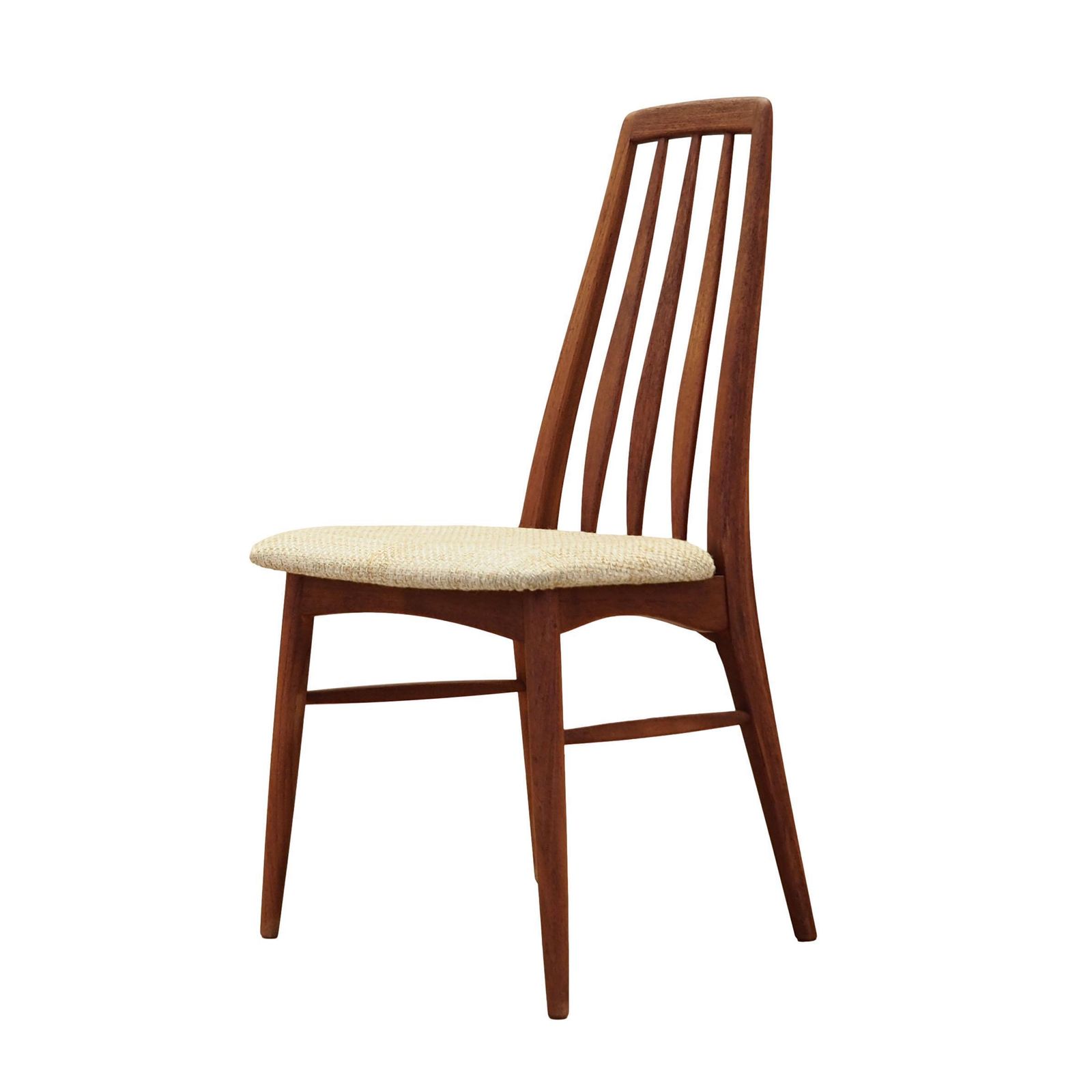 Teakhouten Stoel Eva, Deens Design, Jaren 1960, Ontwerper: Niels Koefoed, Fabrikant: Koefoeds Hornslet