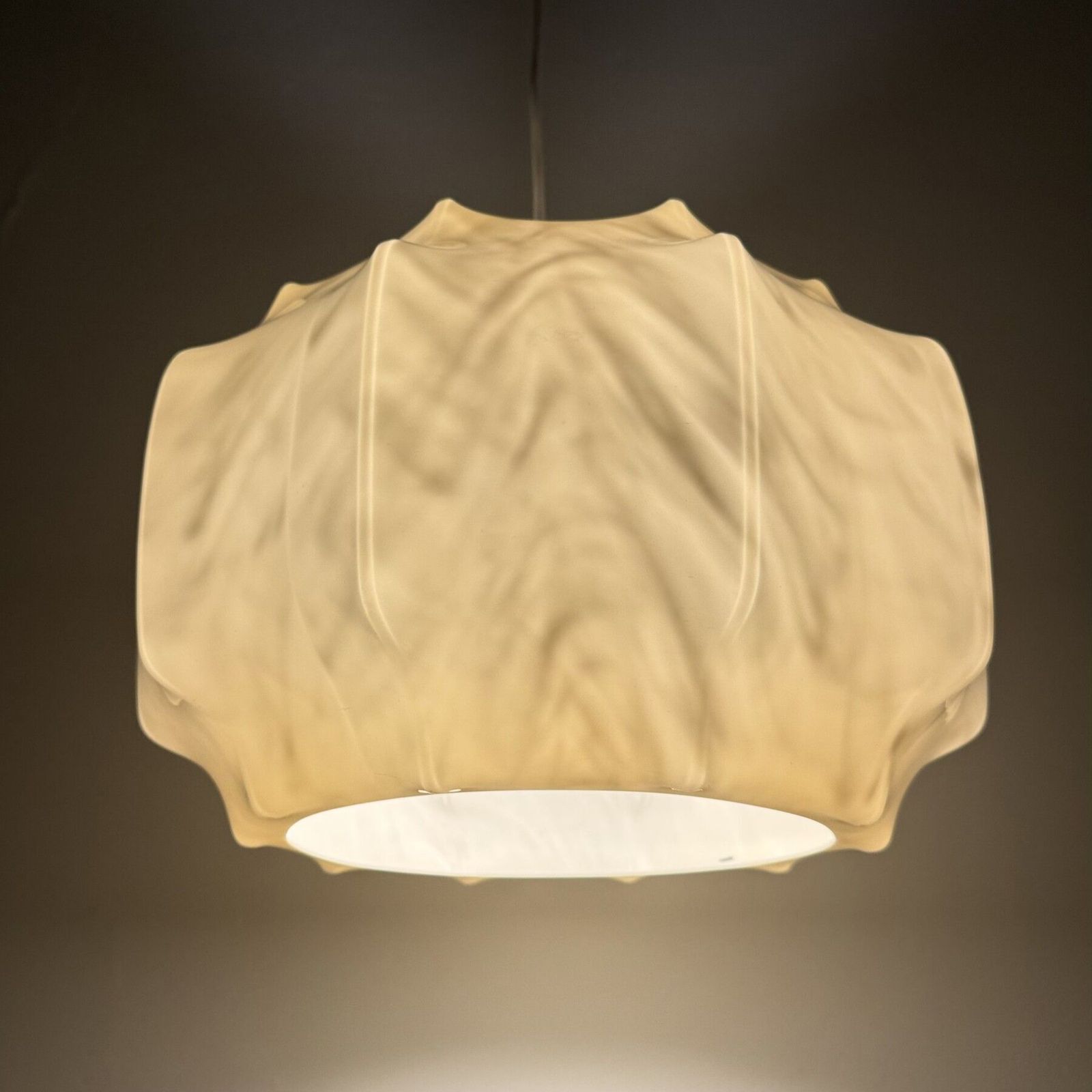 Mid Century Design Plastic Cocon Hanglamp, Jaren 1970 photo buy