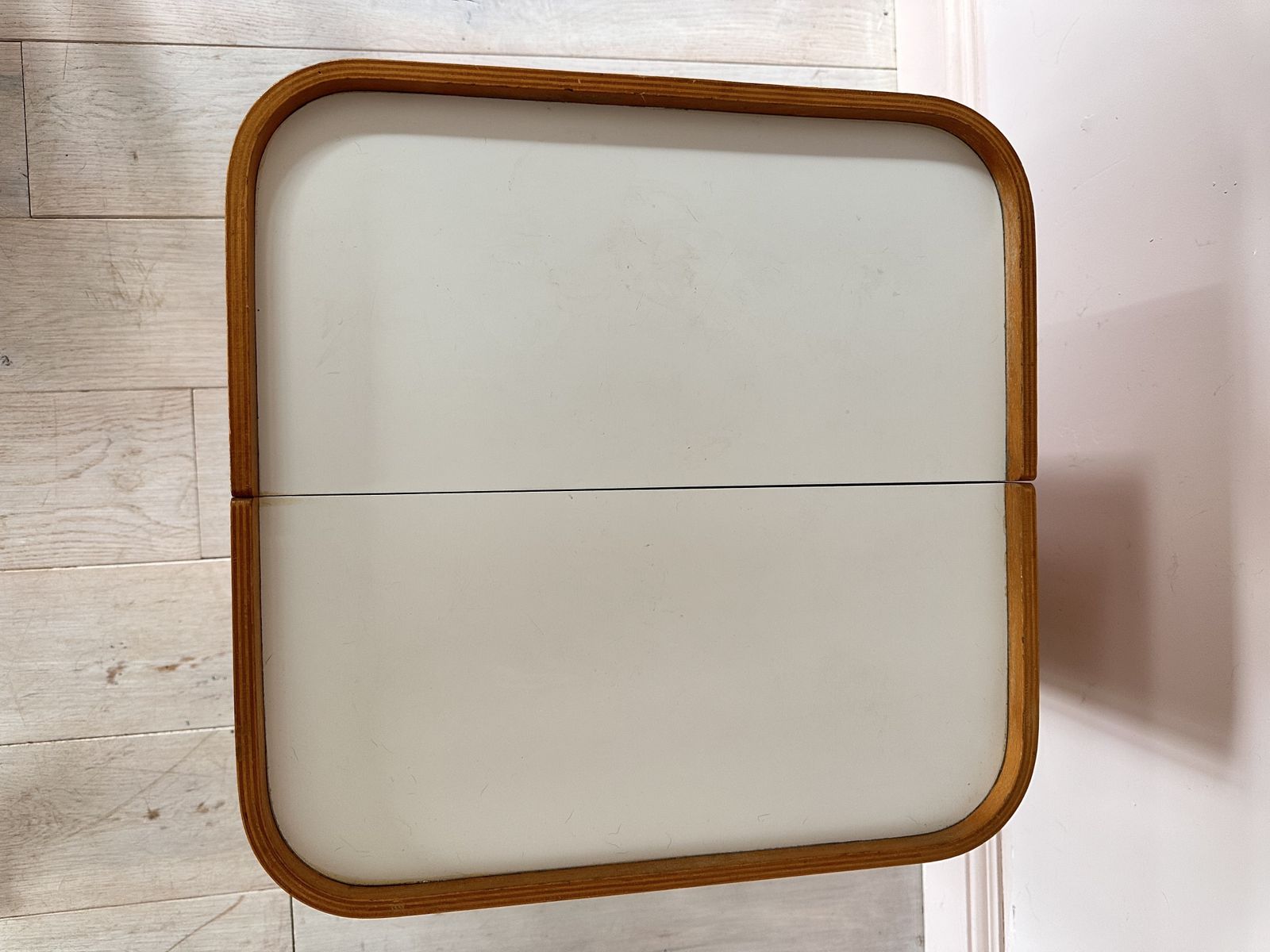 Mid Century Brian Long For John Alan Designs Cube Table On Castors With Lid photo 475.0