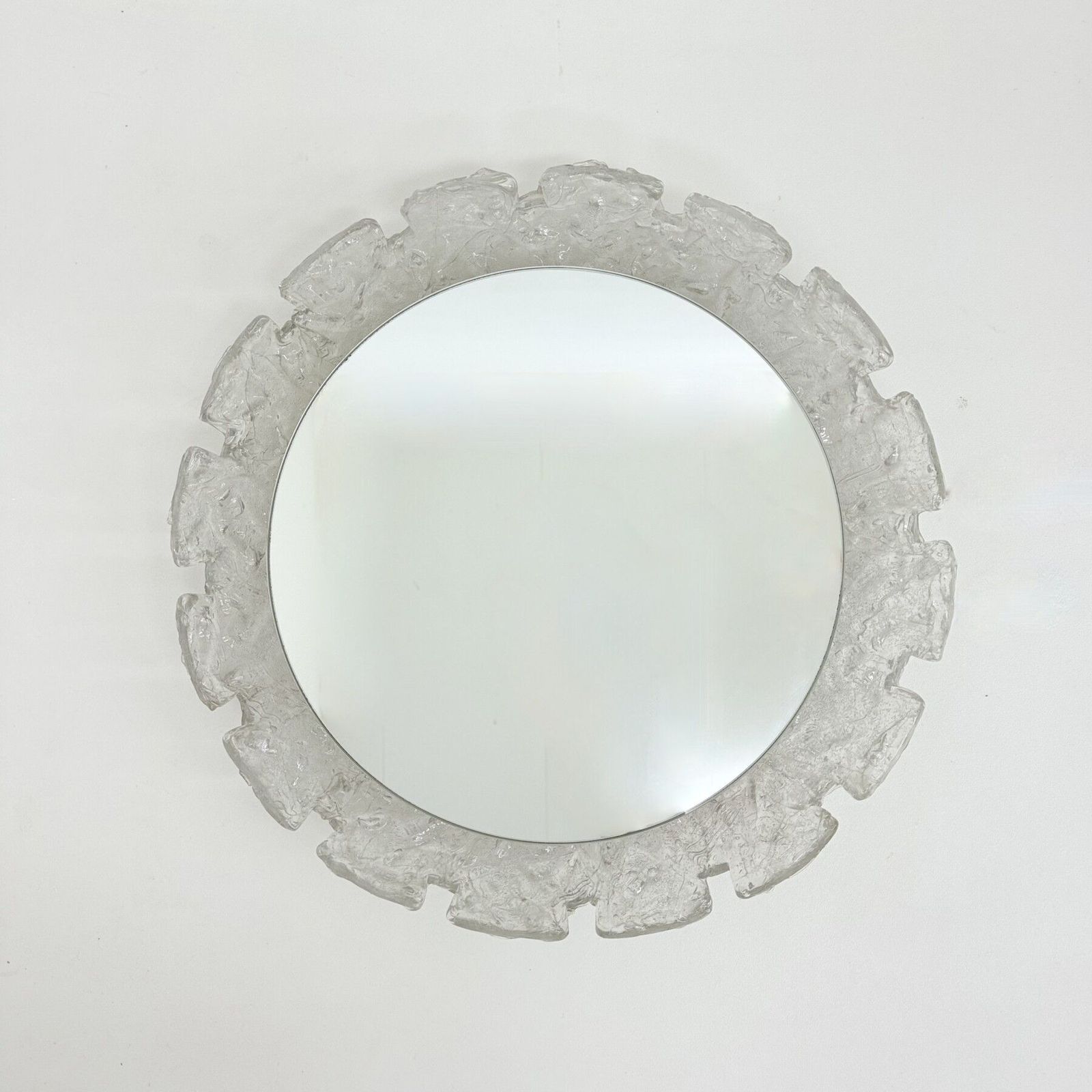 photo vintage Hillebrand Vintage Lucite Wall Mirror With Backlight , 1970’s , Germany