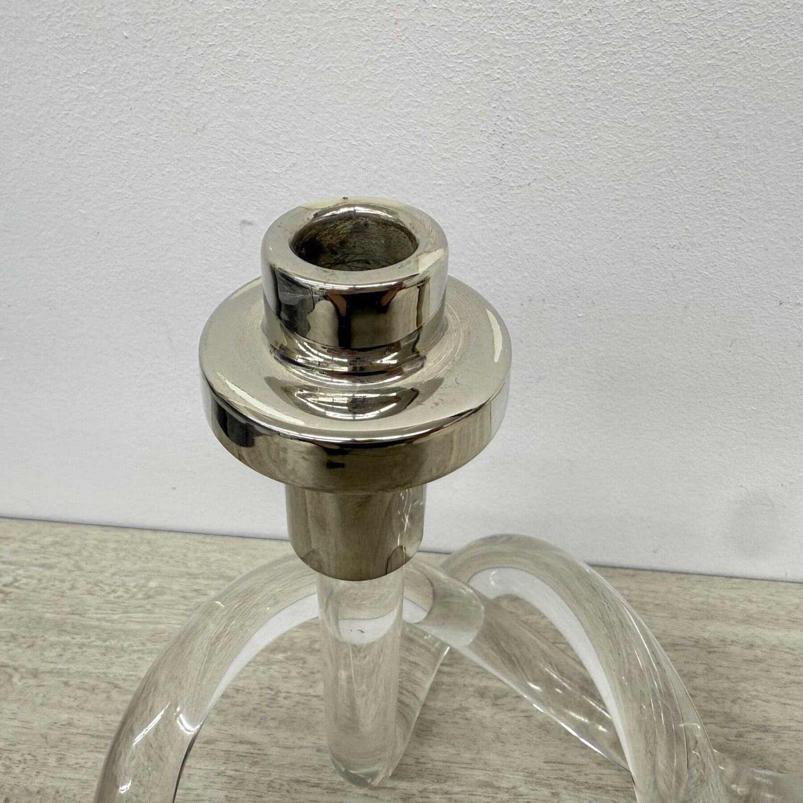 Dorothy Thorpe Pretzel Mid Century Lucite Candle Stick, 1940’s photo buy