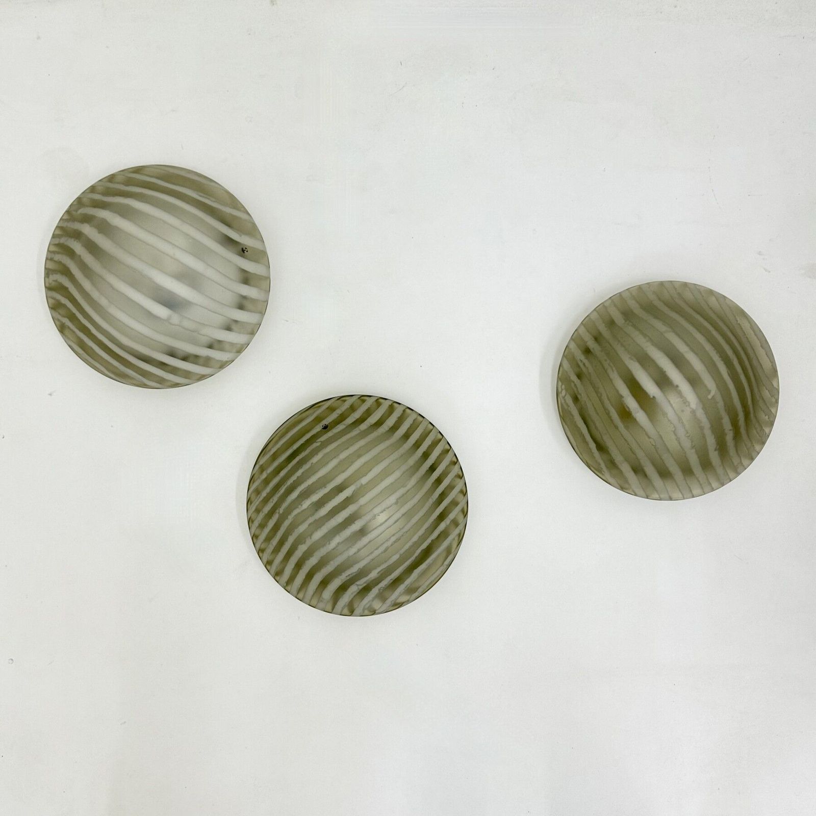 Set Van 3 Peil & Putzler Opbouw Wandlampen 'Zebra', Jaren 1970, Duitsland