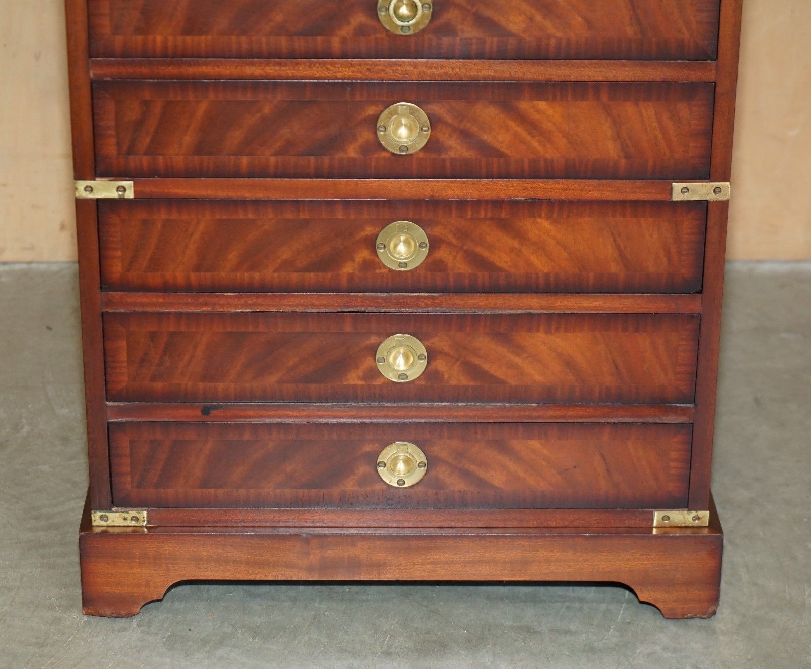 Fine Harrods Kennedy Military Campaign Hardwood Bookcases Inc Chest Of Drawers photo vinterior
