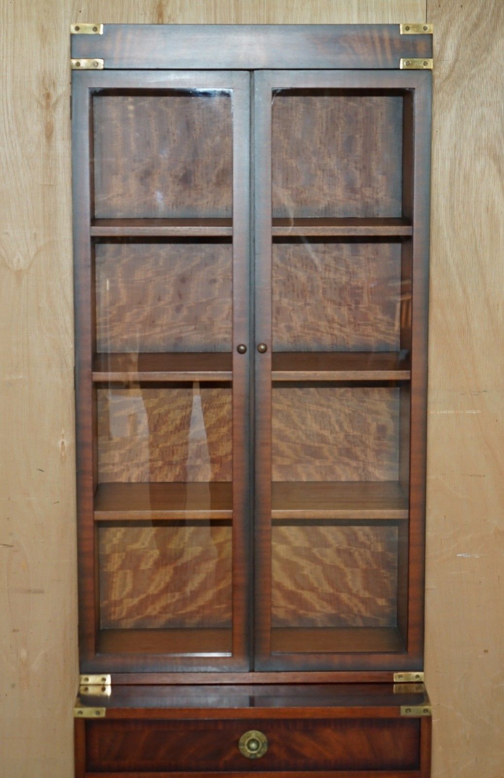Fine Harrods Kennedy Military Campaign Hardwood Bookcases Inc Chest Of Drawers photo buy