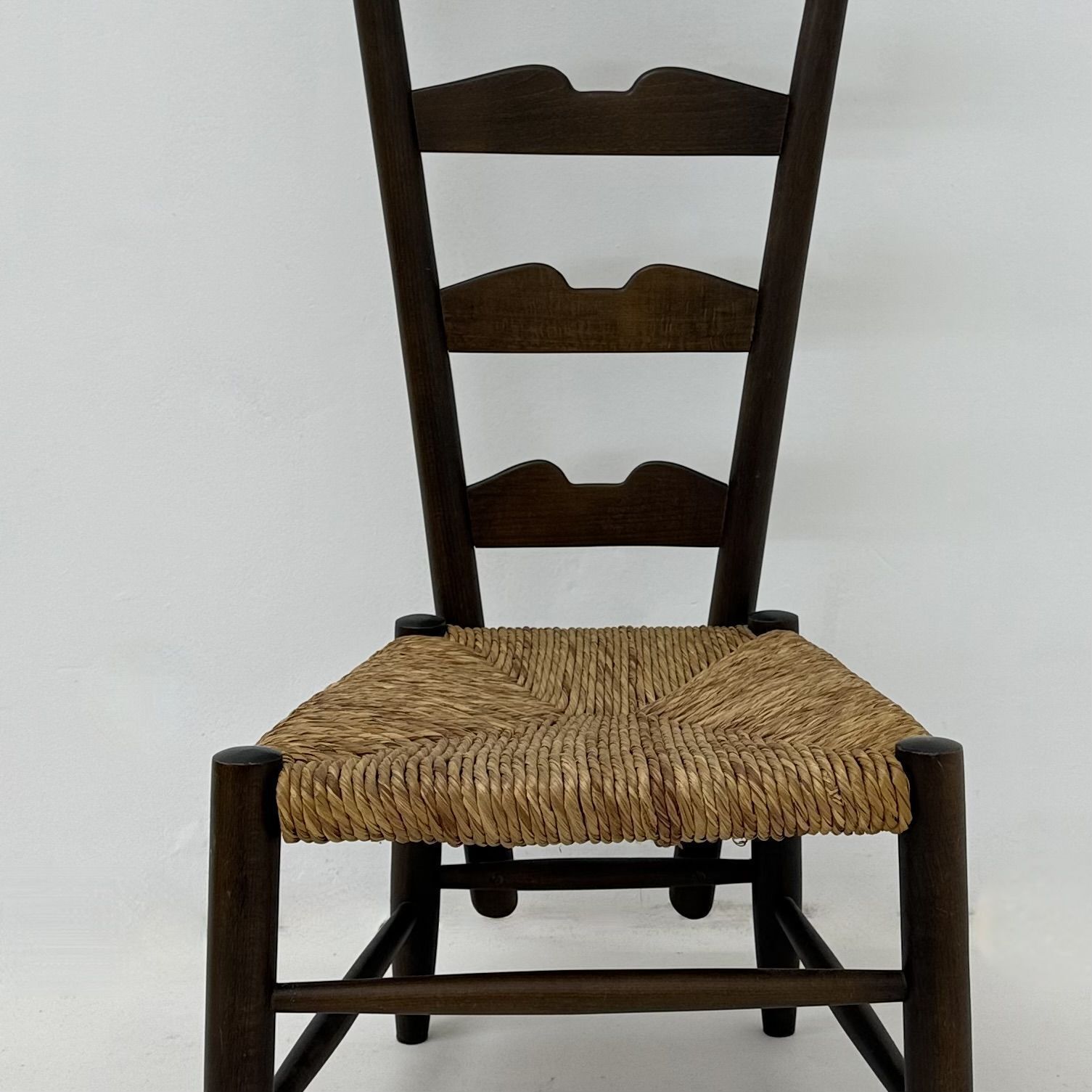 photo furniture Gio Ponti Fireside Ladder Chair In Walnut For Case E Giardino Italy , 1930s