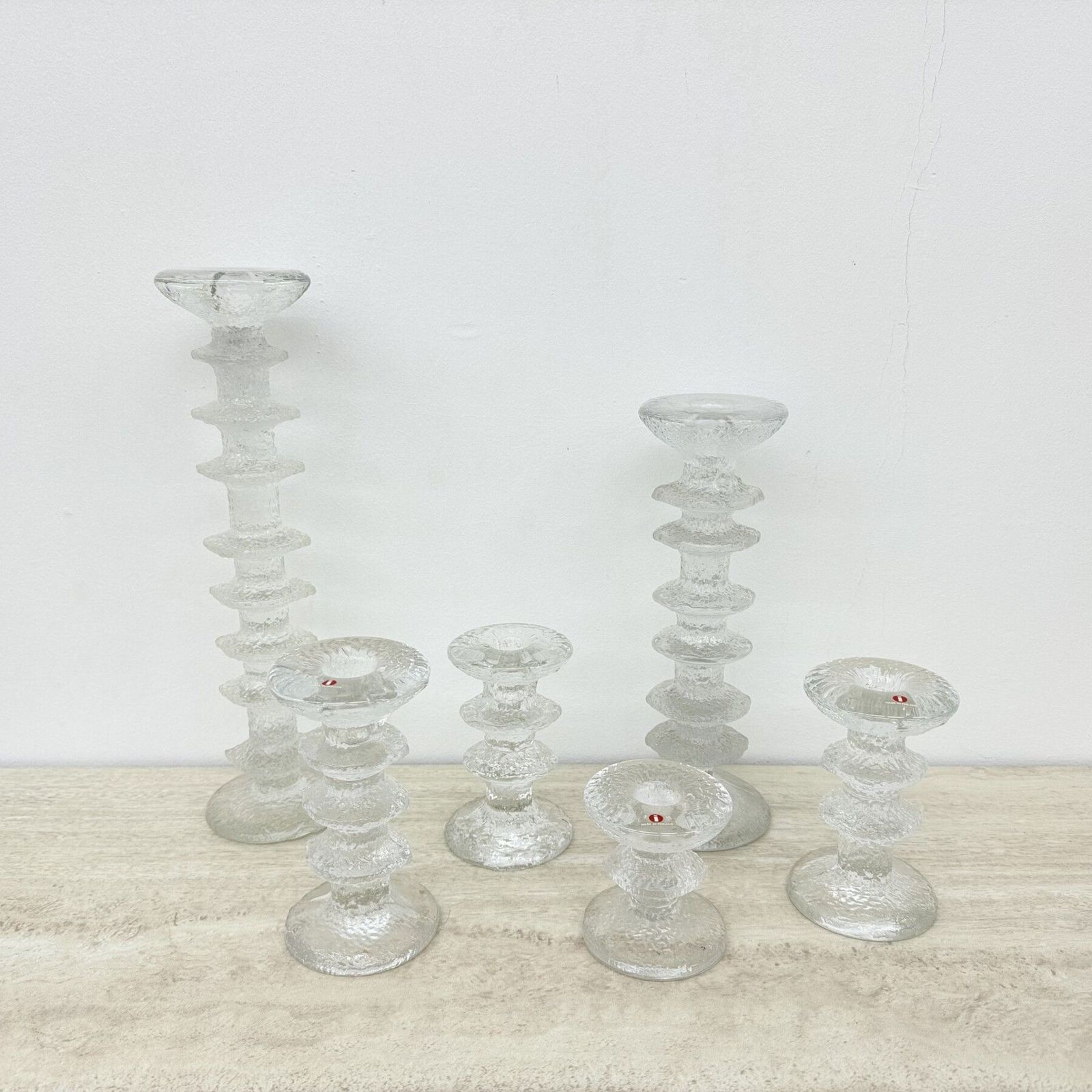 Set Of 6 Candle Holders By Timo Sarpaneva For Iittala , 1970s photo 711.0
