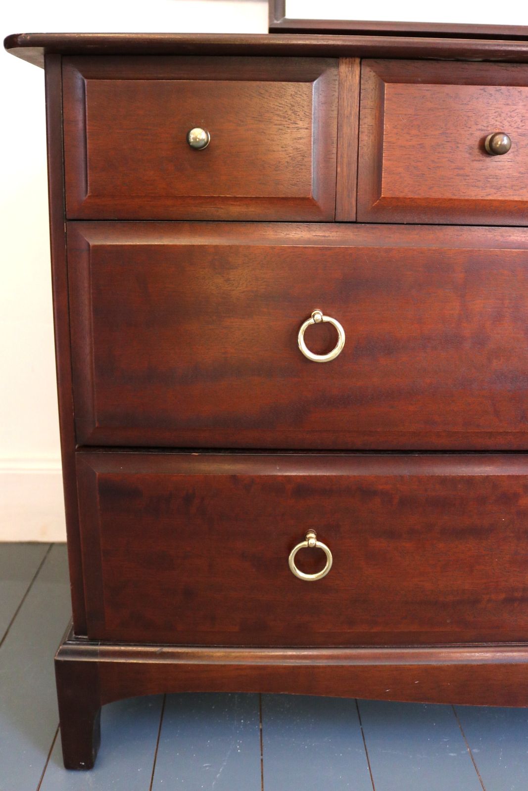 Stag Minstrel 4 Over 2 Drawers/Dresser With Mirror photo for sale