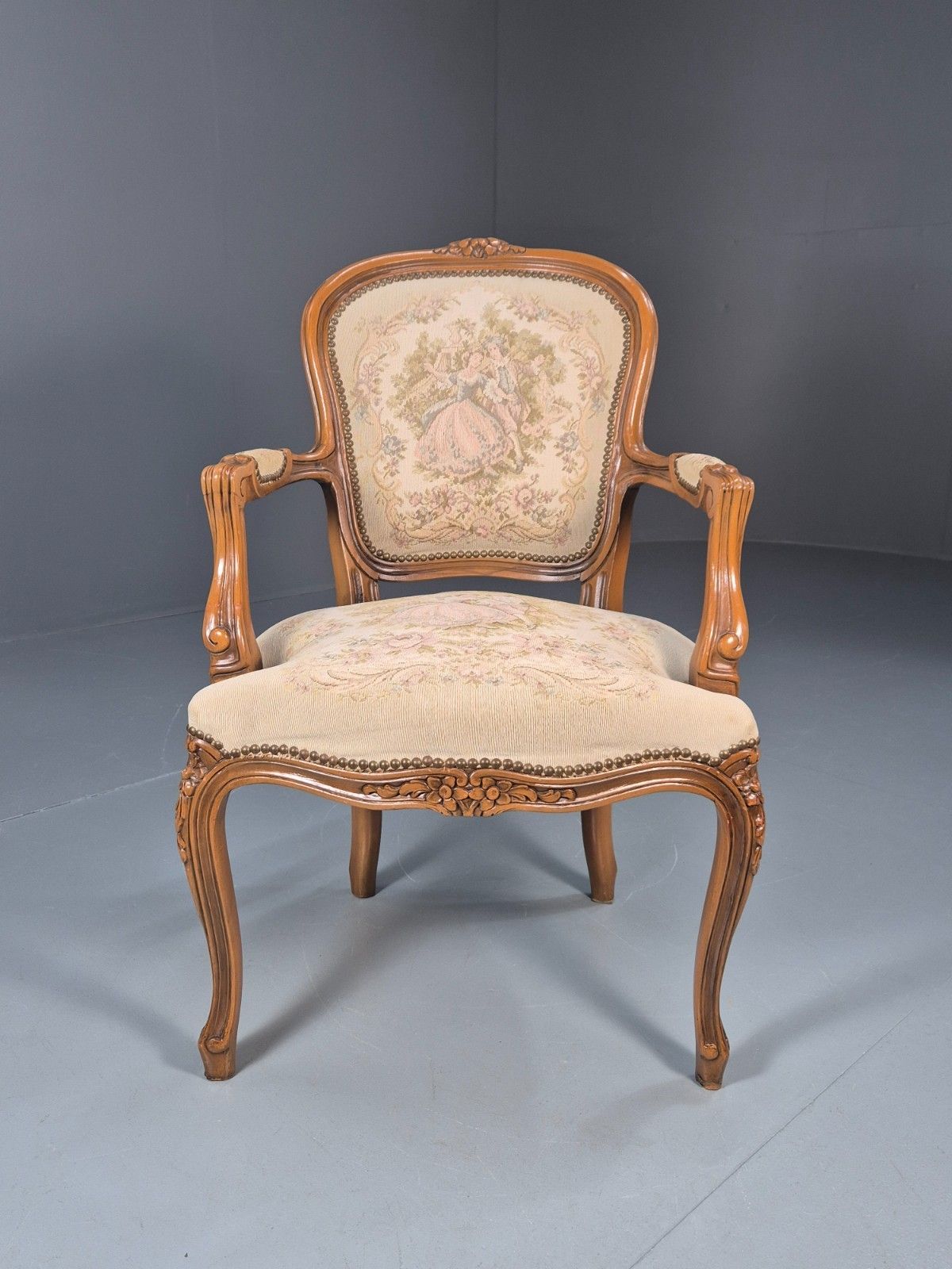 Vintage Rococo Lounge Chair 1960s Danish Retro Repro Eb10734 Vclo photo furniture