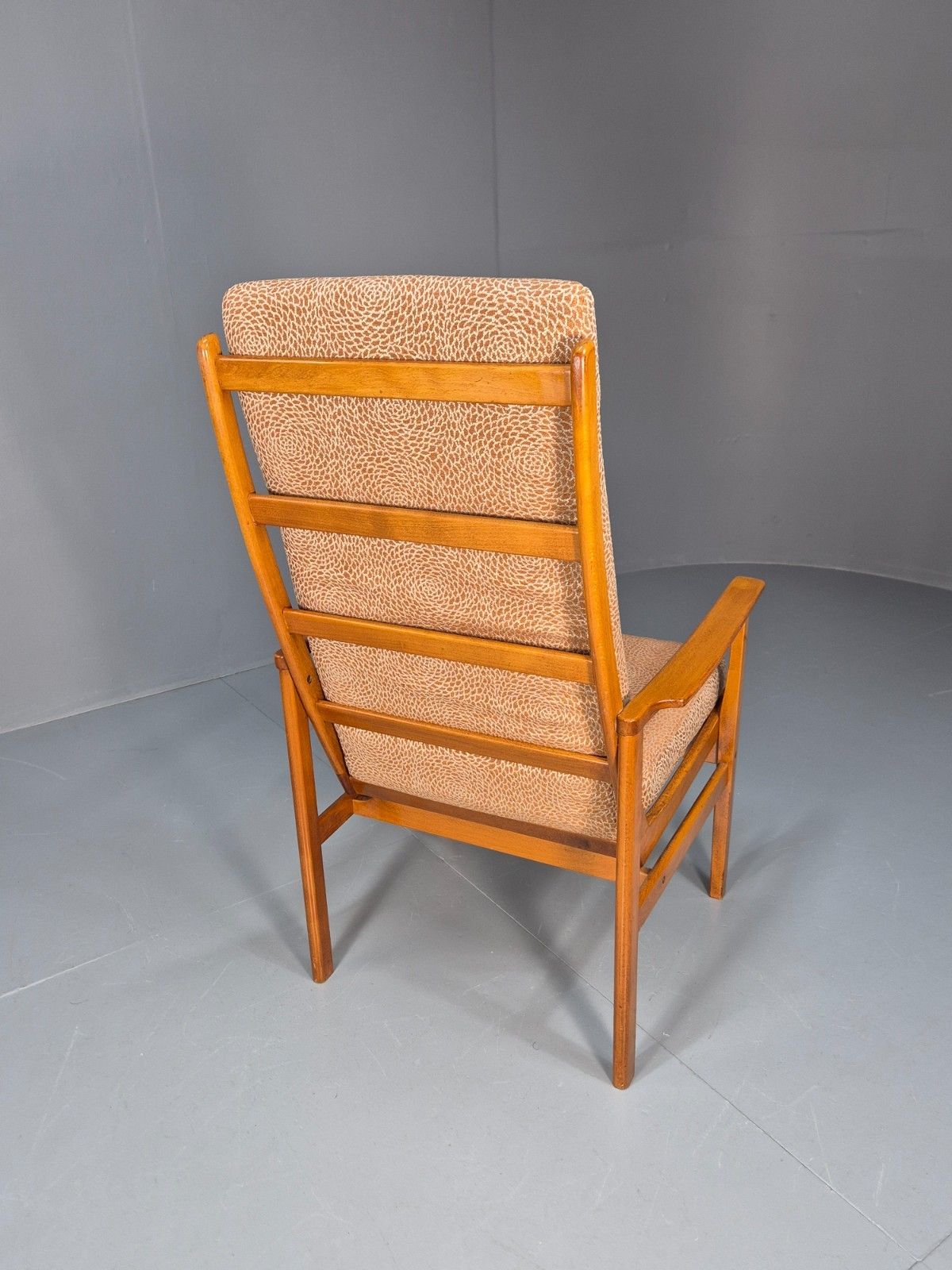 photo for sale Mid Century Lounge Chair Swedish Beech Frame New Upholstery Retro  Eb9882 Mnor