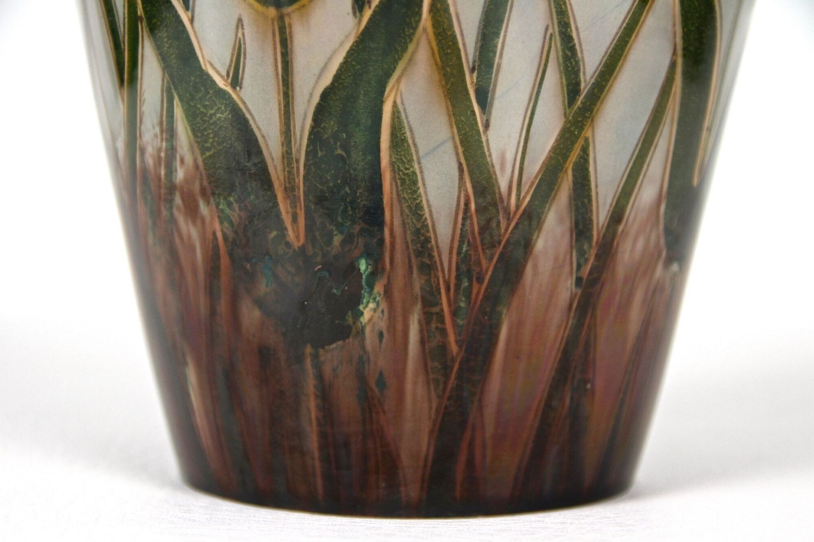 photo furniture 20th Century Art Nouveau Majolica Vase By Gerbing & Stephan, At Ca. 1910