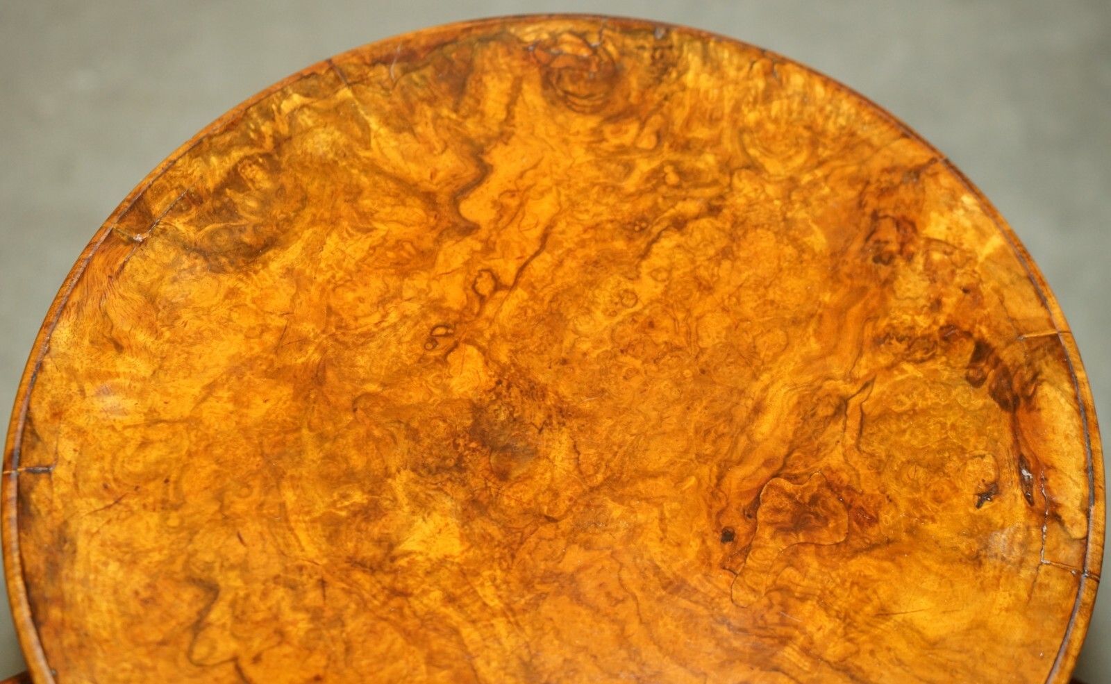 Antique  Restored Victorian Burl Walnut Library Revolving Book Table Bookcase photo for sale