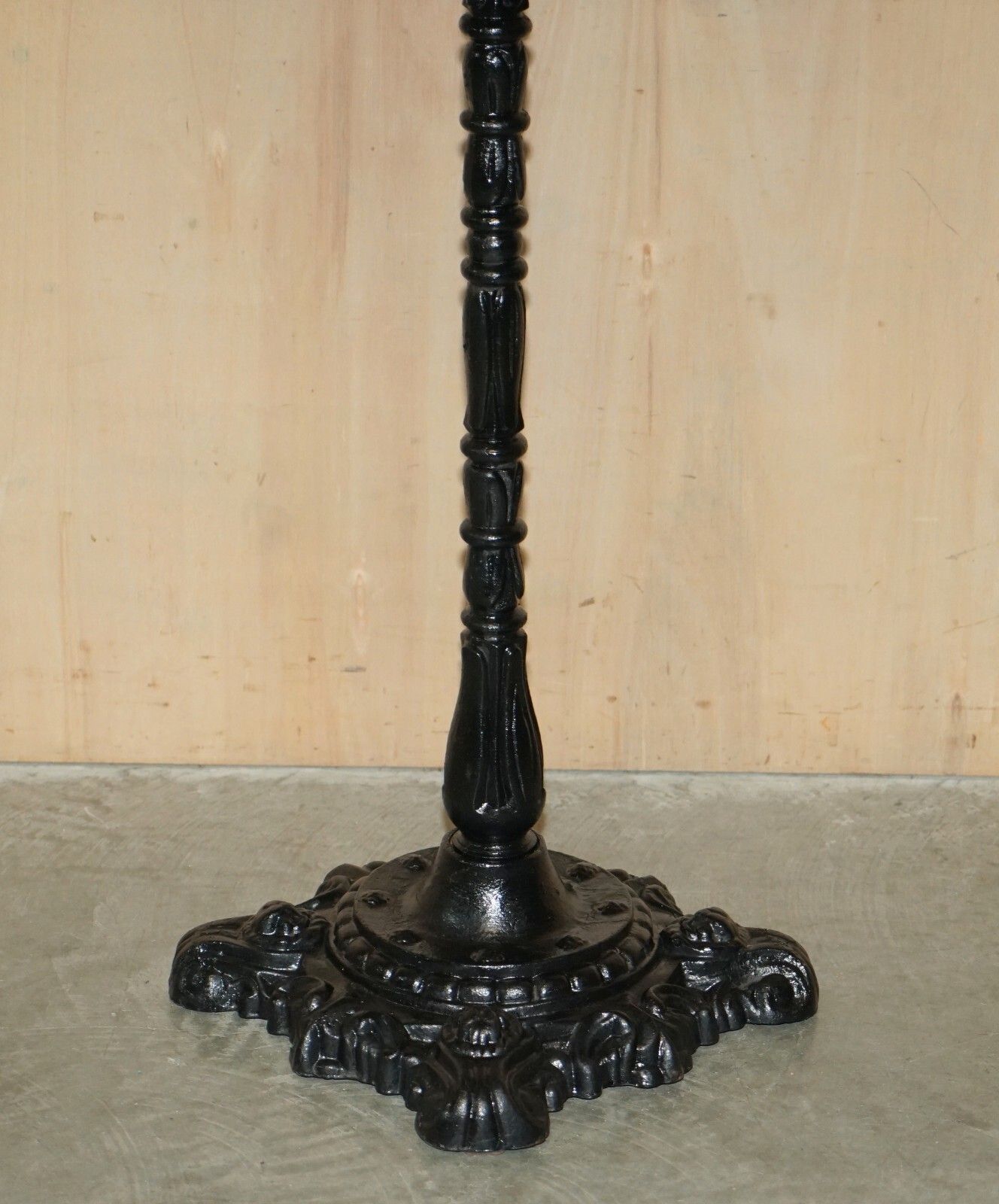 Lovely Cast Iron Cocktail Bar Top Table With Gallery Rail photo Furniture