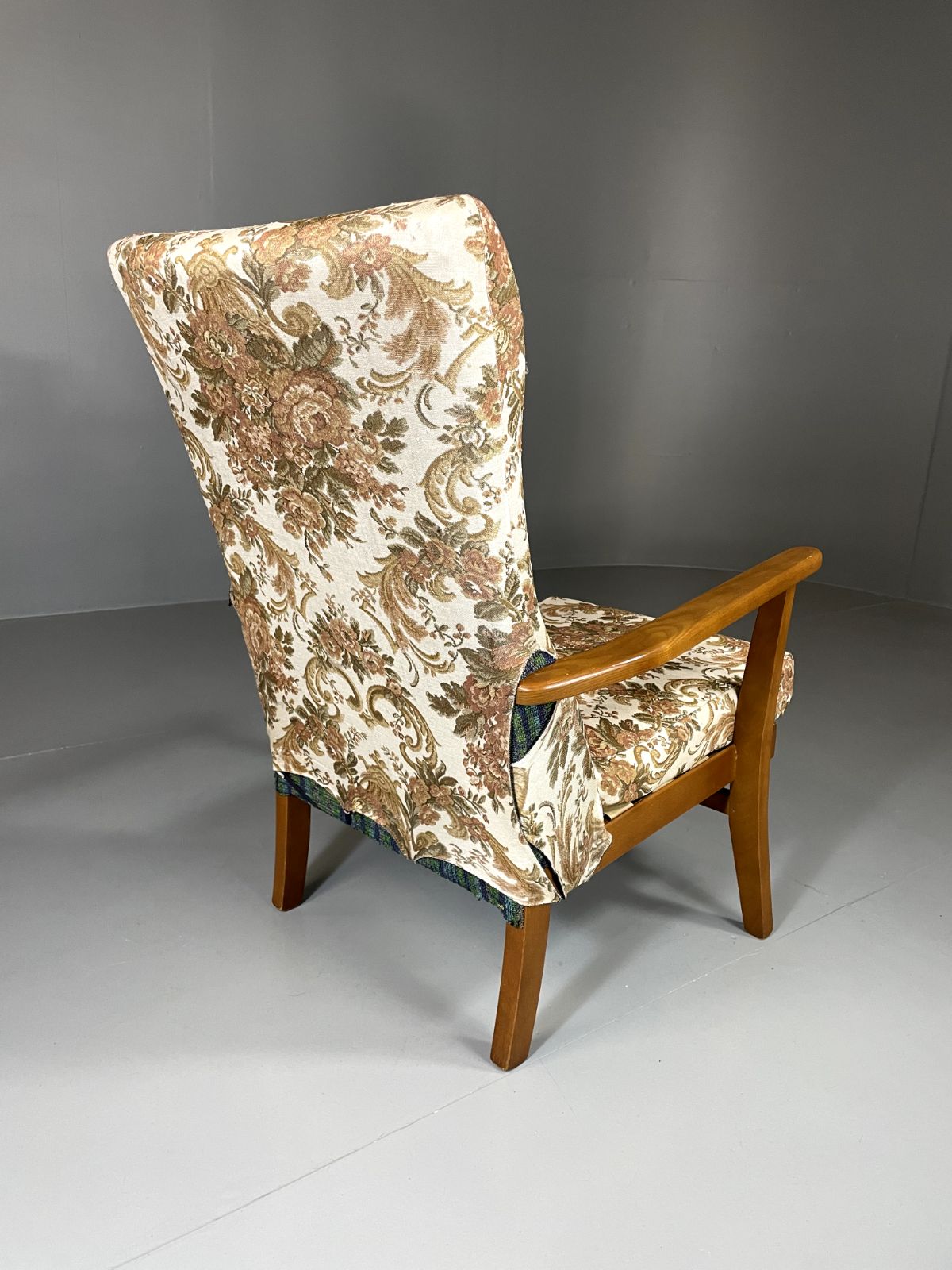 Vintage Mid Century Chair Beech Frame 1960s Retro Eb5712 Mnor photo 175.0