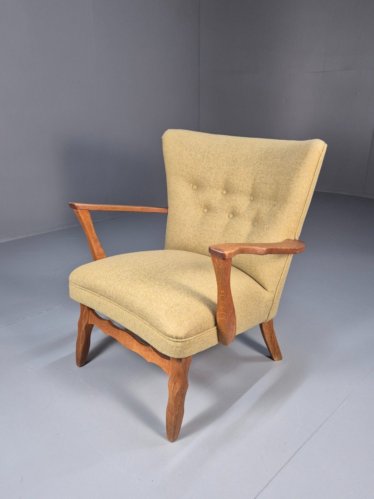 Vintage Danish Lounge Chair Kjaernulf Style New Upholstery  1970s Eb6439 Mnor