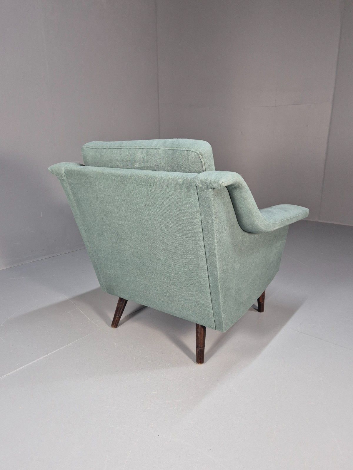 photo vinterior Vintage Danish Lounge Chair New Upholstery 1960s Retro Eb6538 Mnor