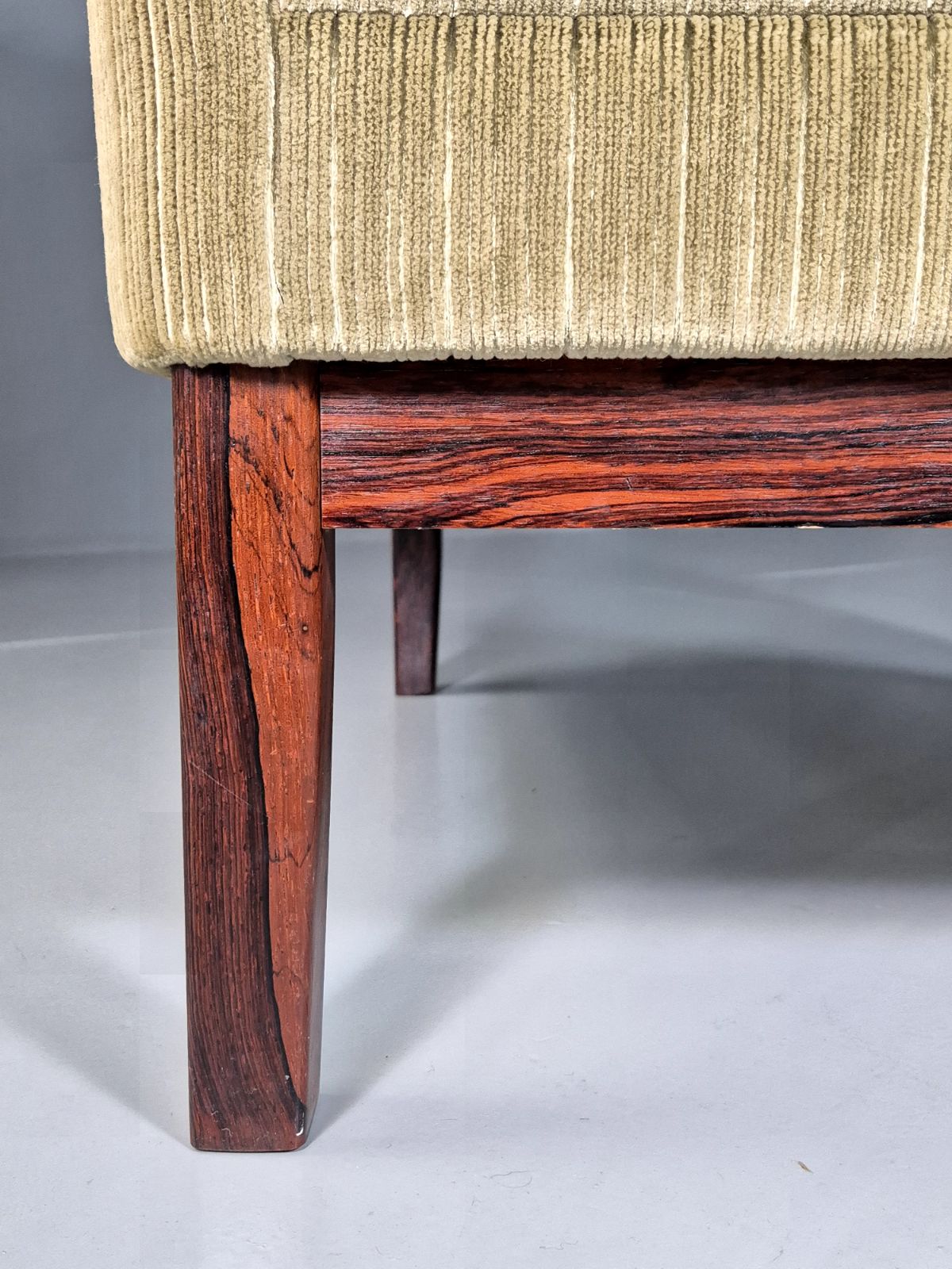 Vintage Swedish Wingback Chair Green Rosewood Bender Ikea 1960s Mcm Eb6997 Mnor photo Furniture