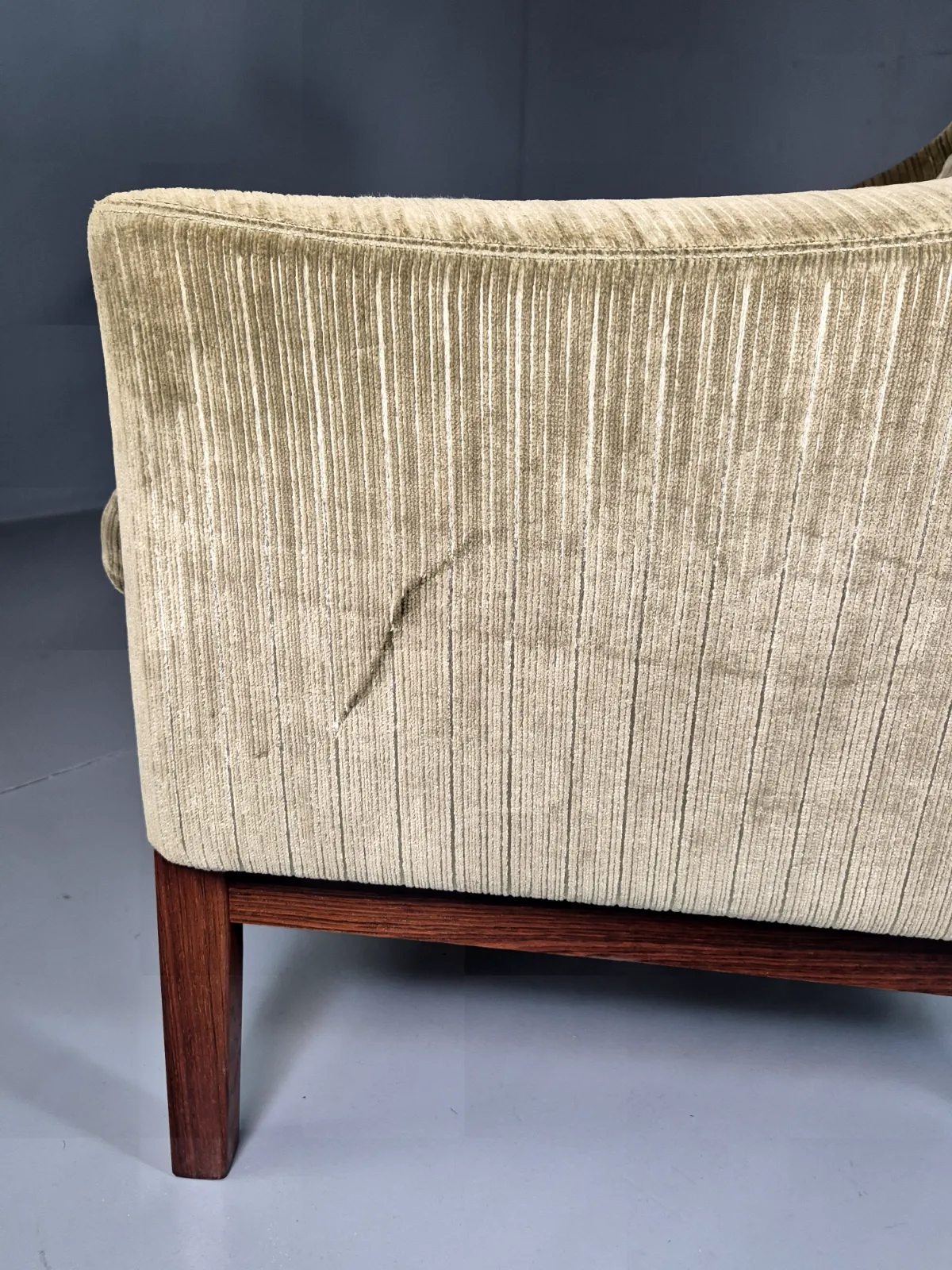 photo buy Vintage Swedish Wingback Chair Green Rosewood Bender Ikea 1960s Mcm Eb6997 Mnor