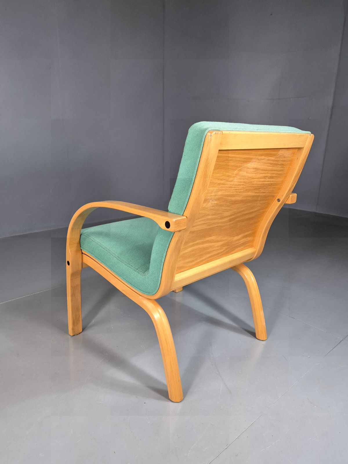 photo buy Vintage Danish Lounge Chair Mint Bentwood 1980s Retro Eb7350 Mben