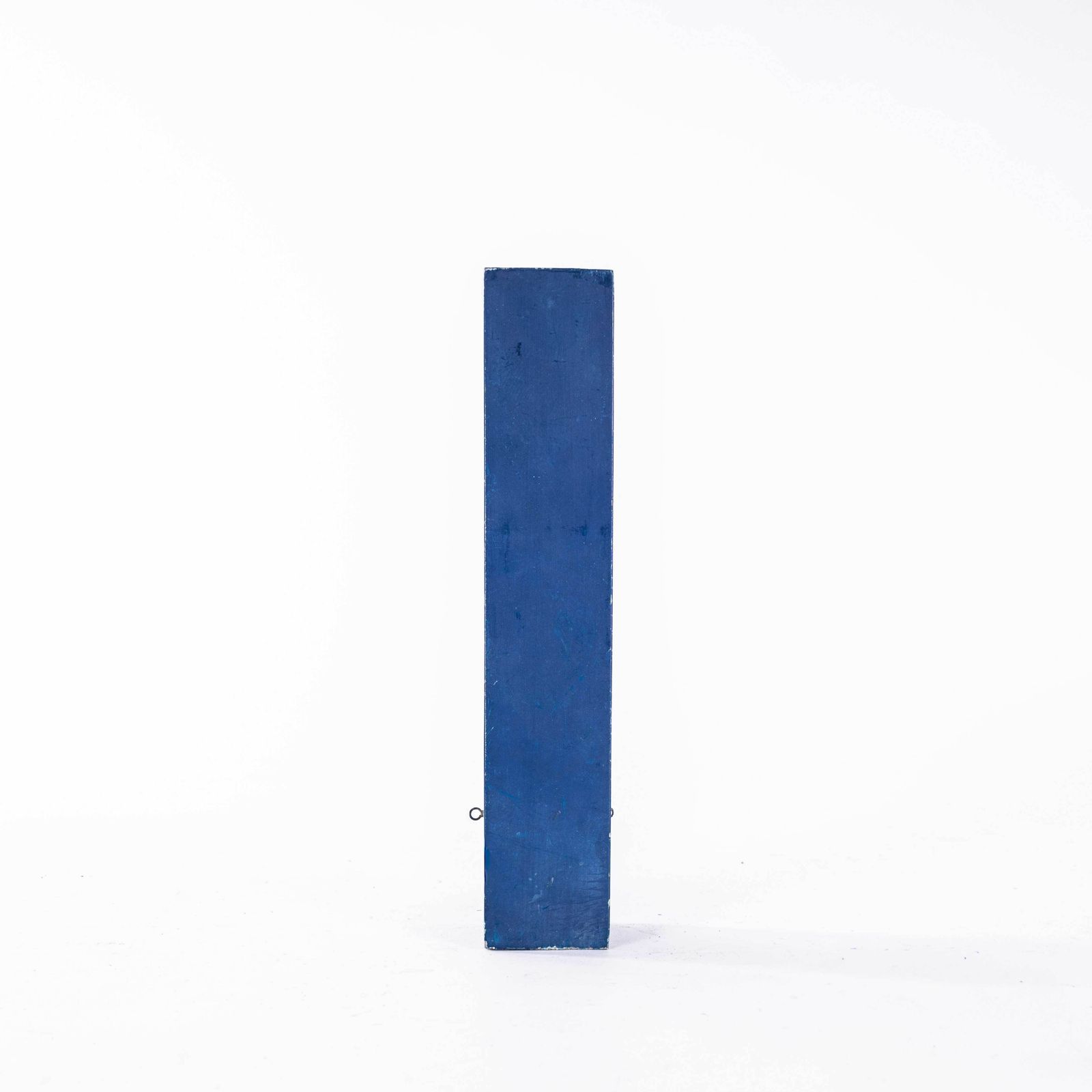 1950's Original Large French Metal Shop Signage Letters   Letter I