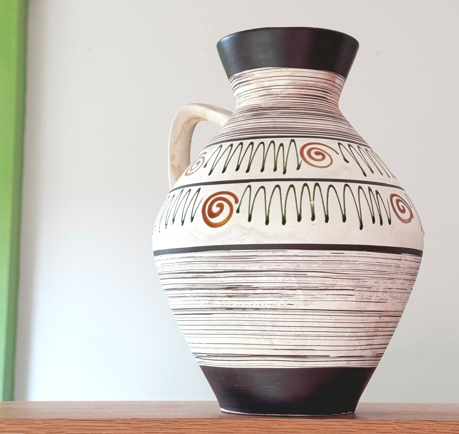 Original Mid Century West Germany Pottery Vase  Carstens Tonnieshof 1510 29 photo for sale