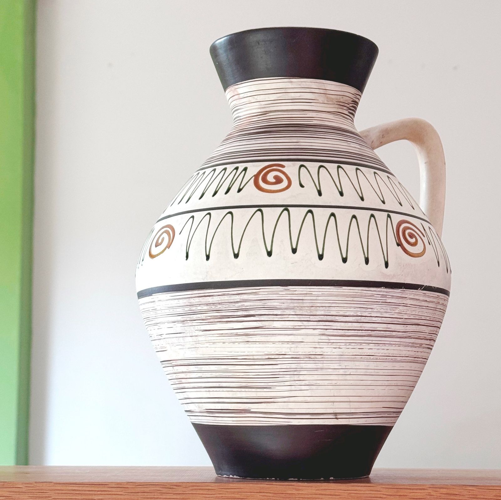 Original Mid Century West Germany Pottery Vase  Carstens Tonnieshof 1510 29 photo vinterior