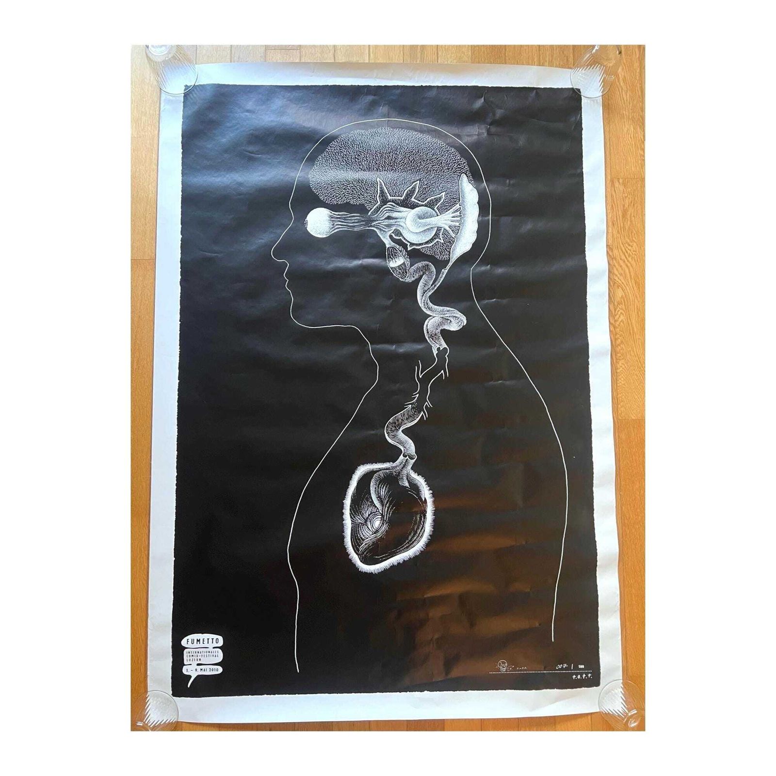 Thomas Ott Limited Edition Poster For Fumetto International Comix Festival Luzern