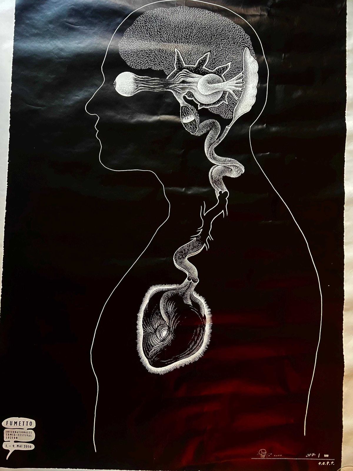 Thomas Ott Limited Edition Poster For Fumetto International Comix Festival Luzern photo Art