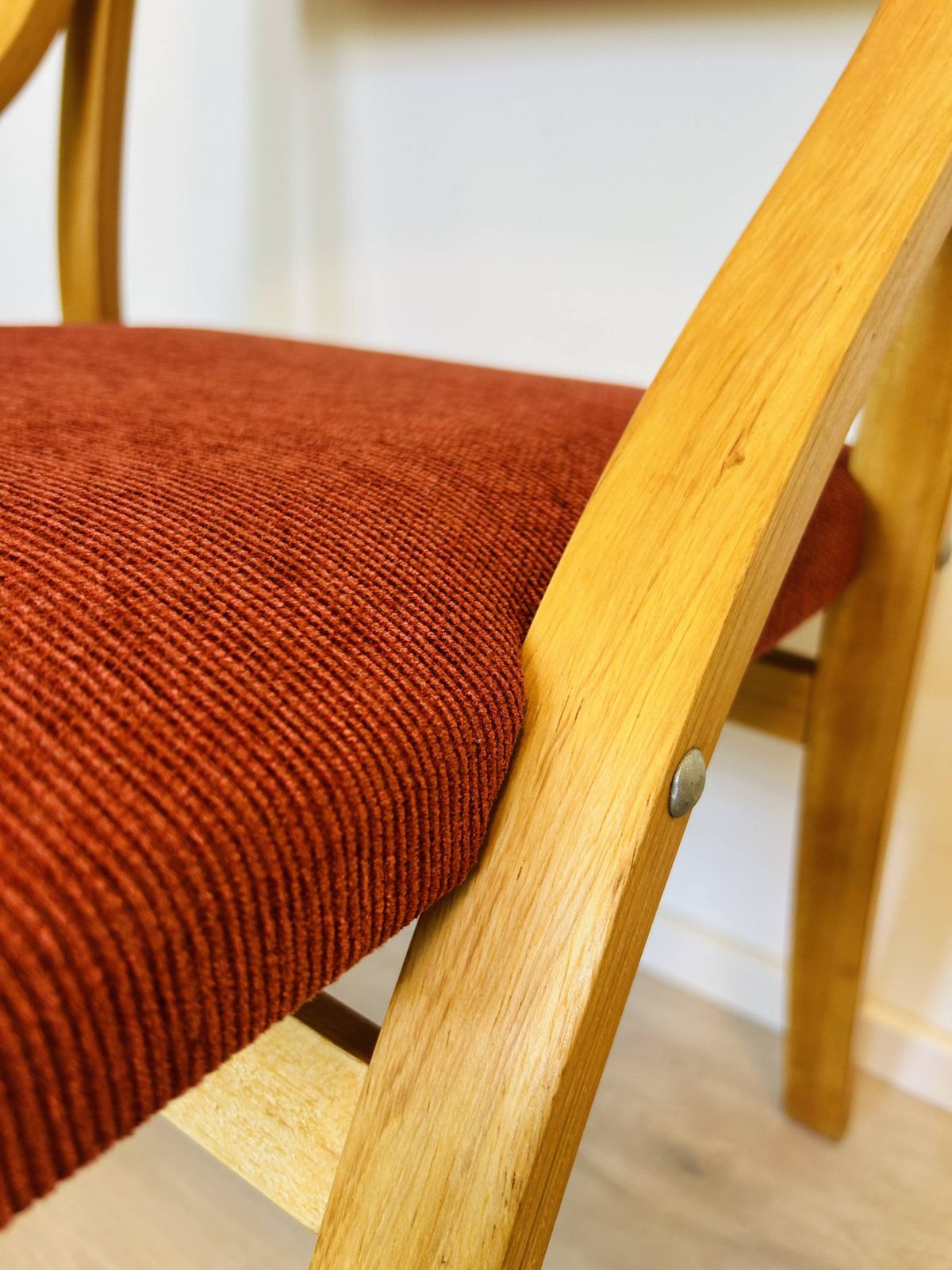 photo for sale Vintage Dining Chairs By Ludvík Volák For Dřevopodnik Holešov, 1960’s, Set Of 4