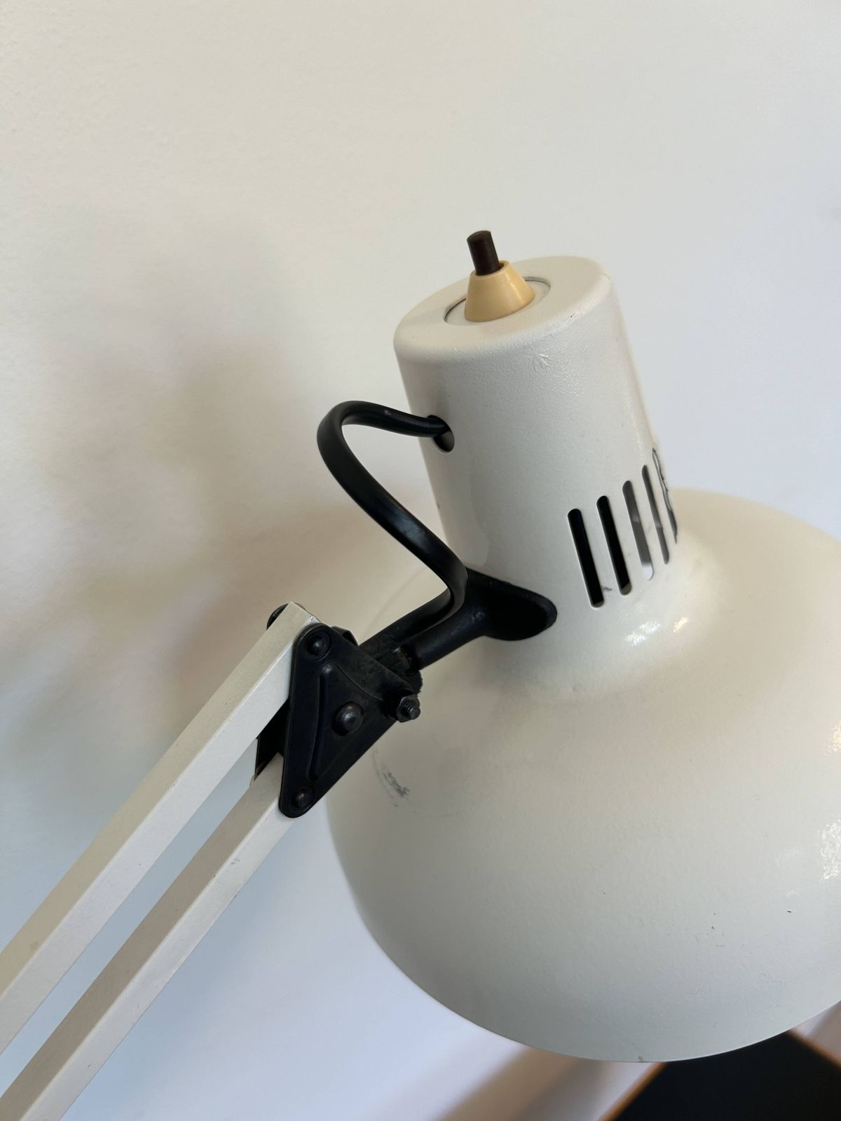 Vintage Table Lamp By Elektrofém Isz From Hungary 1980’s photo vintage